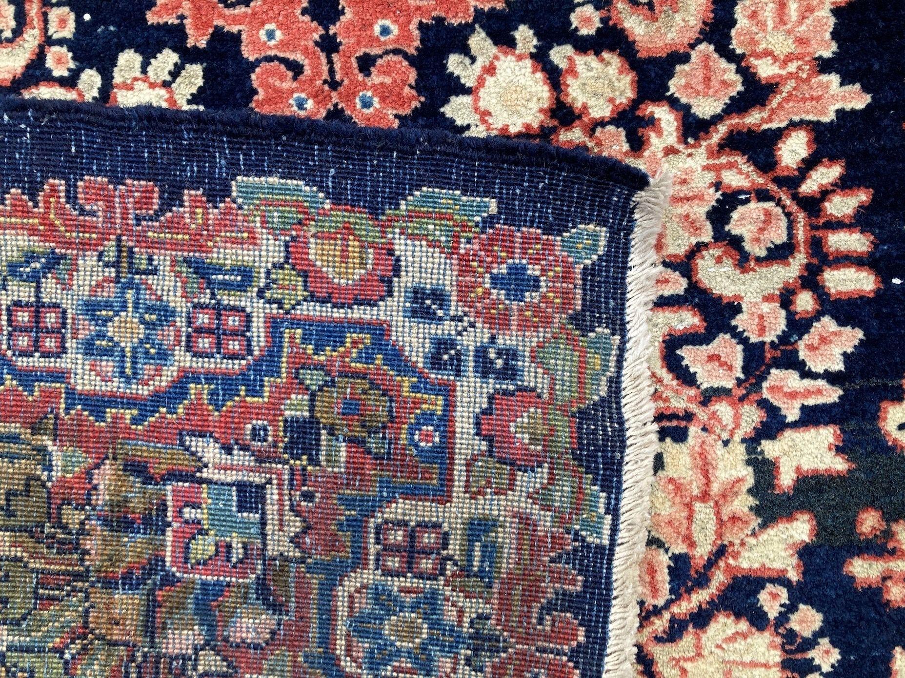 Sarouk-Teppich im Vintage-Stil, 2,06 m x 1,35 m im Angebot 9