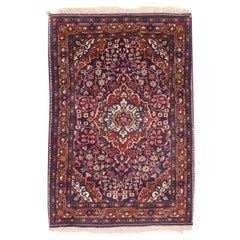 Vintage Sarouk Rug 2'3'' x 3'2''