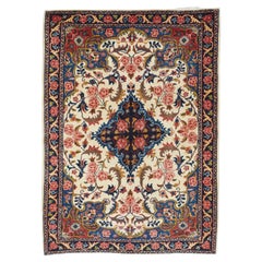 Sarouk-Teppich 3'6'' x 5'2'' im Vintage-Stil