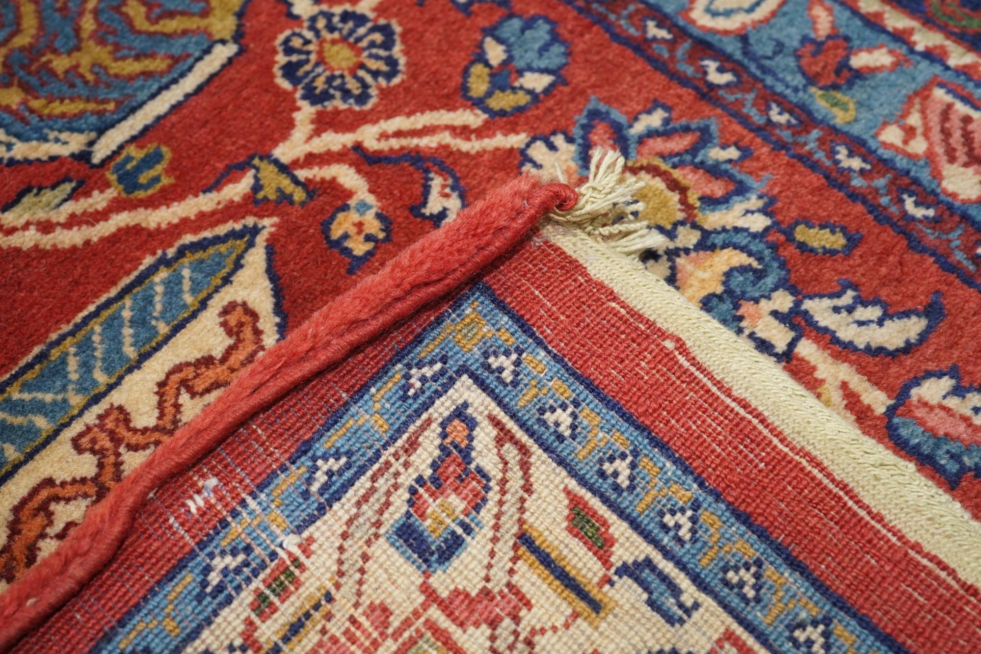 Fine tapis persan ancien Sarouk 6'11'' x 10'11'' en vente 4