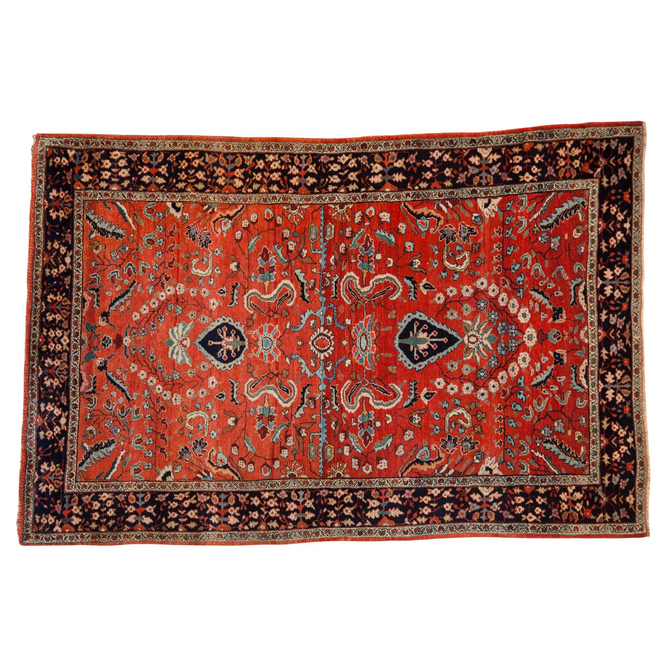 Vintage Sarouk Rug