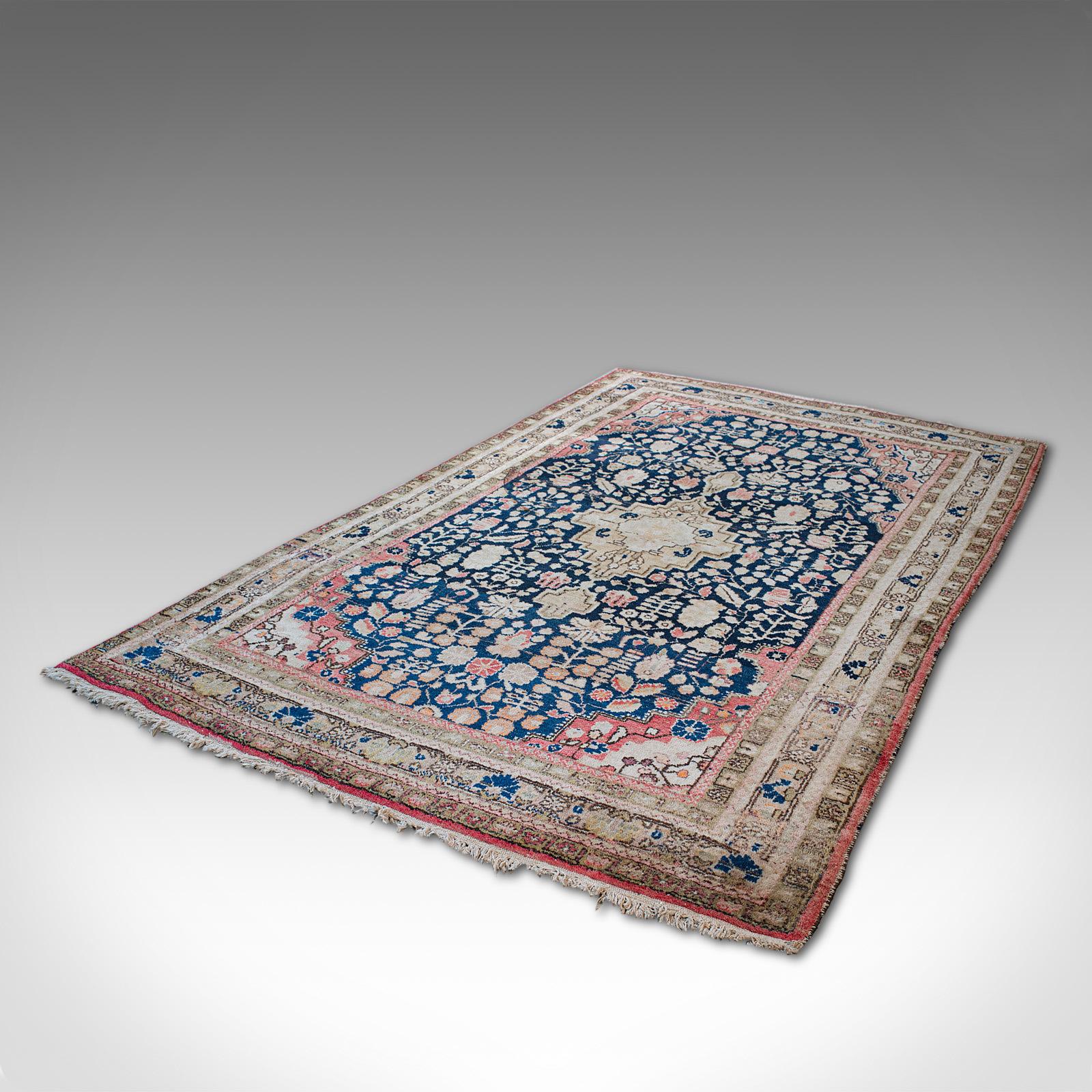 Tapis Sarouk vintage, persan, laine, dozar, hall, salon, tapis, vers 1930 Bon état - En vente à Hele, Devon, GB