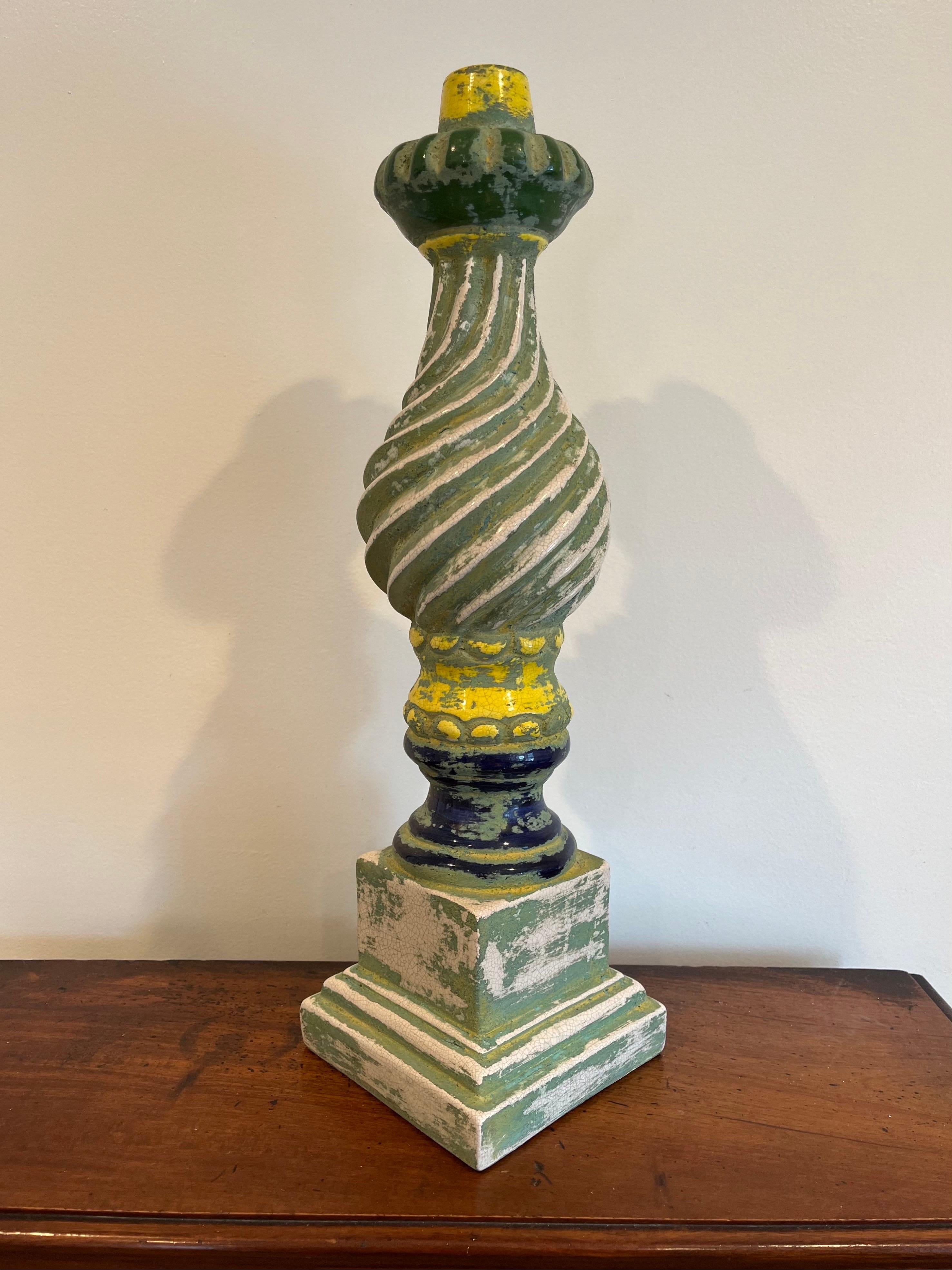 Rustico Vaso in ceramica smaltata Sarreid d'epoca in vendita