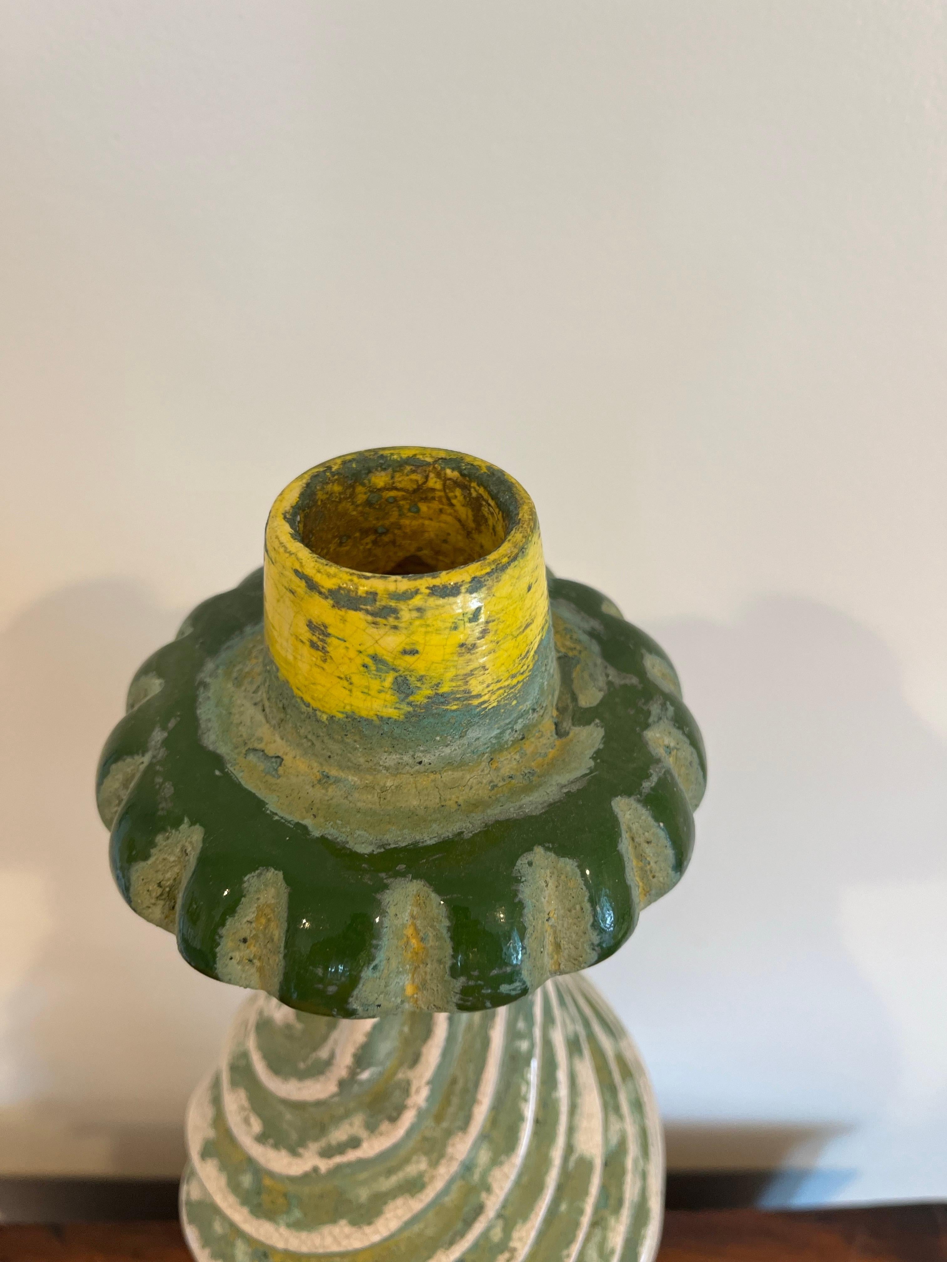 Messicano Vaso in ceramica smaltata Sarreid d'epoca in vendita