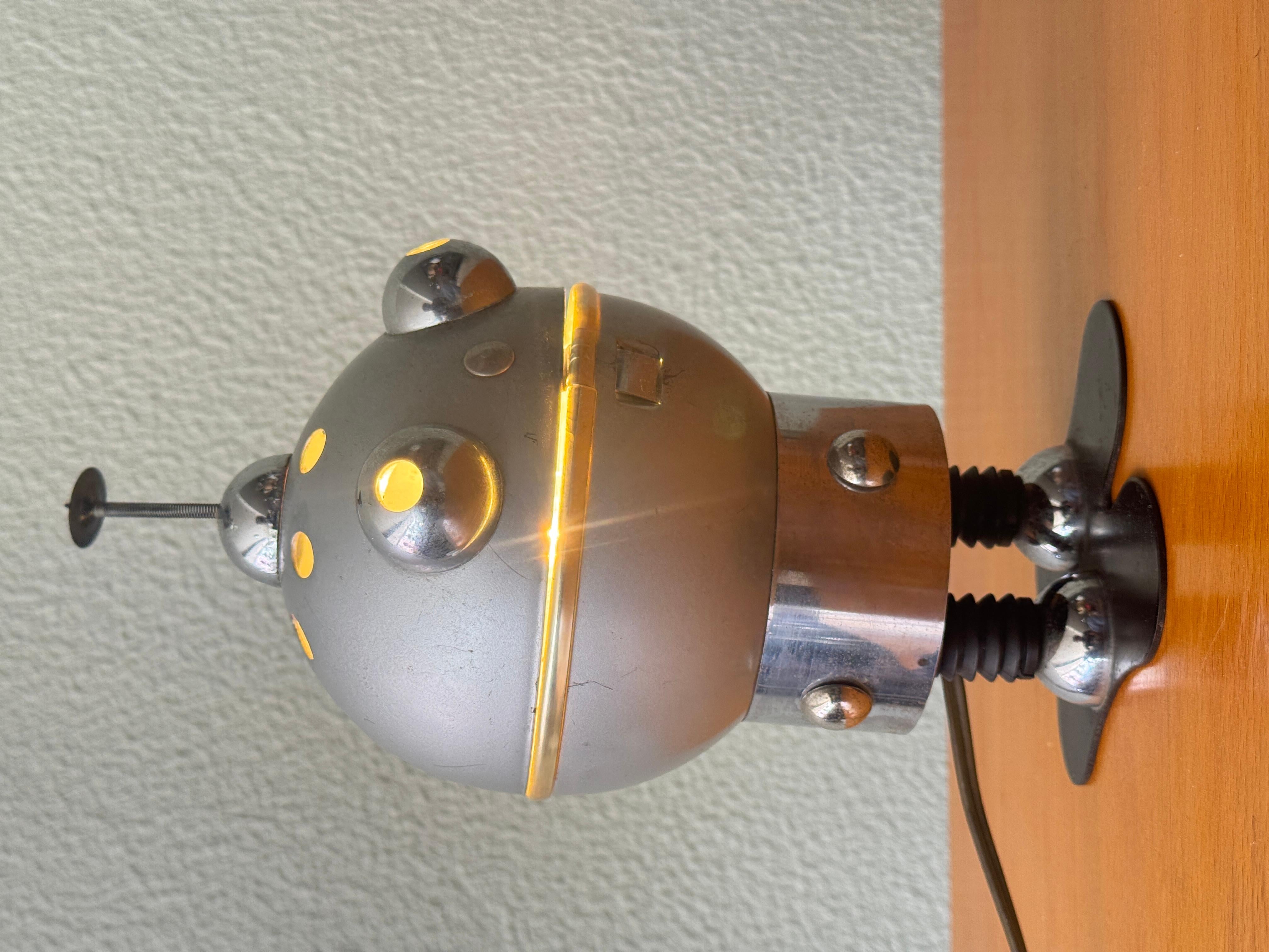 Vintage Satco Robot Lamp - Atomic Space Age Toy Design, 1950's For Sale 6