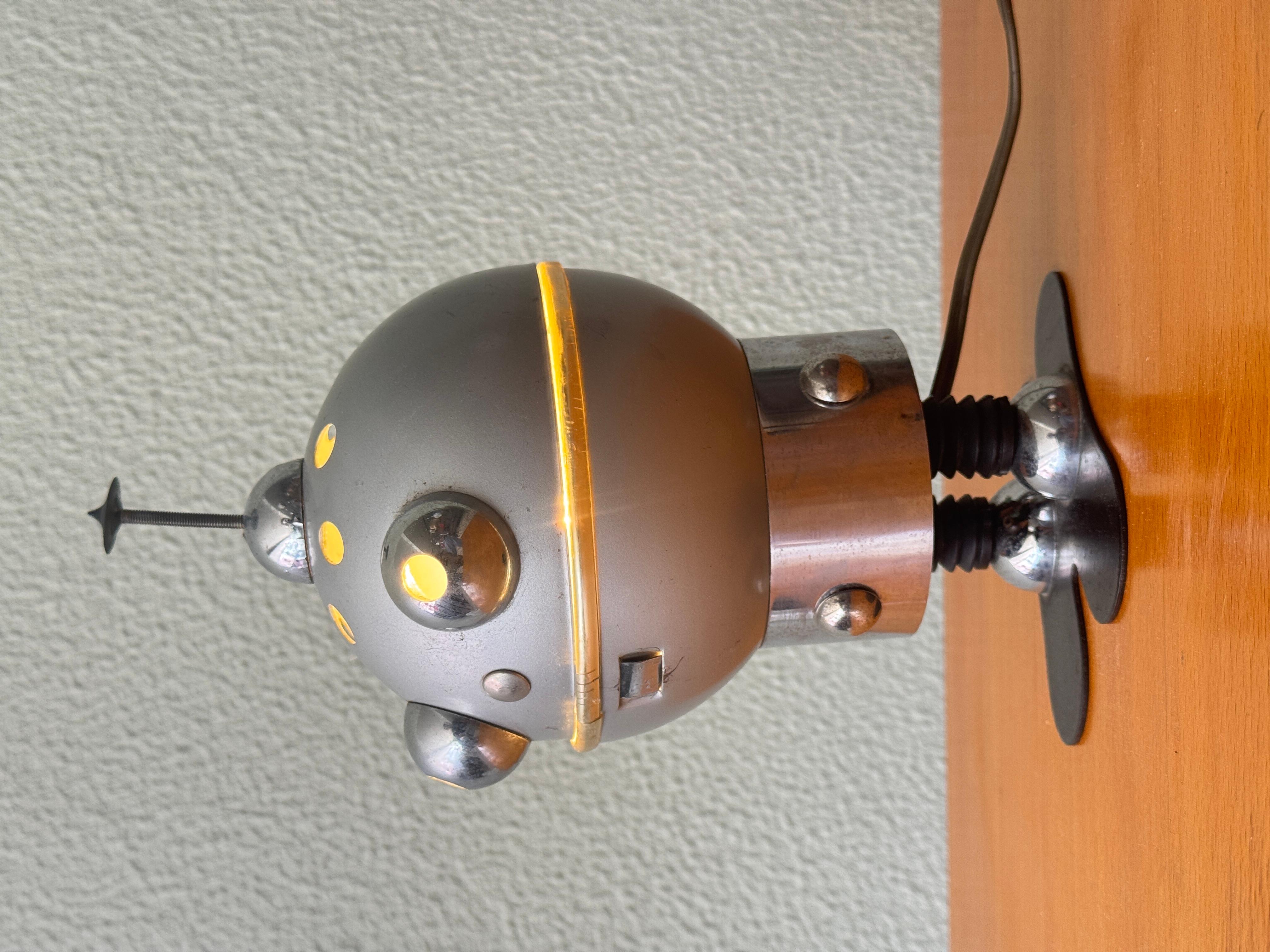 Mid-20th Century Vintage Satco Robot Lamp - Atomic Space Age Toy Design, 1950's For Sale