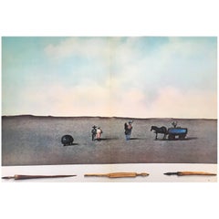Vintage Saul Steinberg Lithograph 1973
