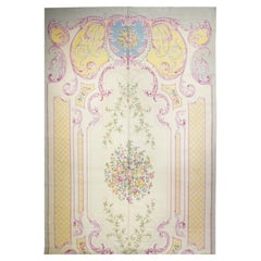 Vintage-Savannerie-Teppich 11'1 x 21'4