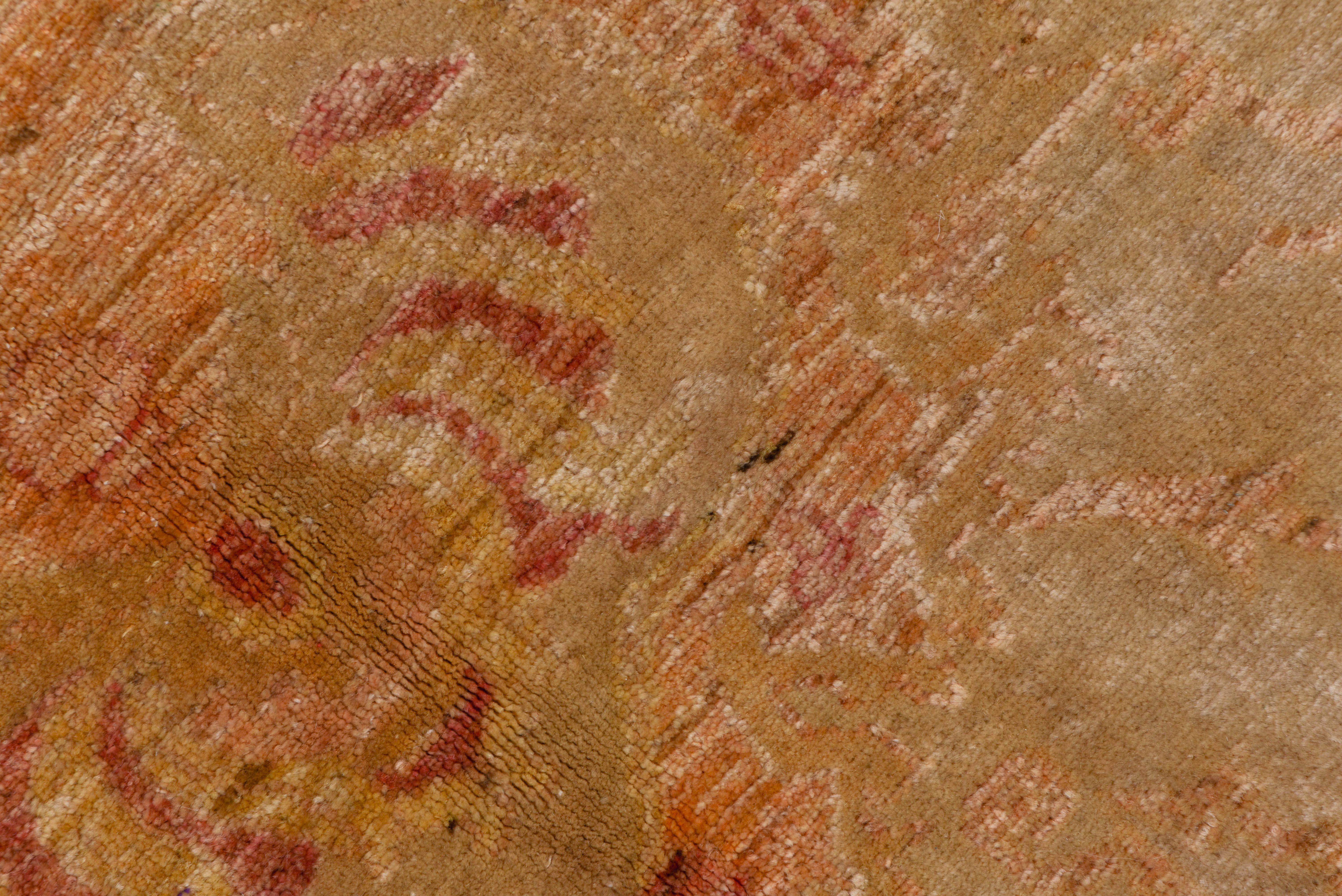 XX secolo Tappeto Savonnerie d'epoca con motivo floreale a cartiglio francese in vendita
