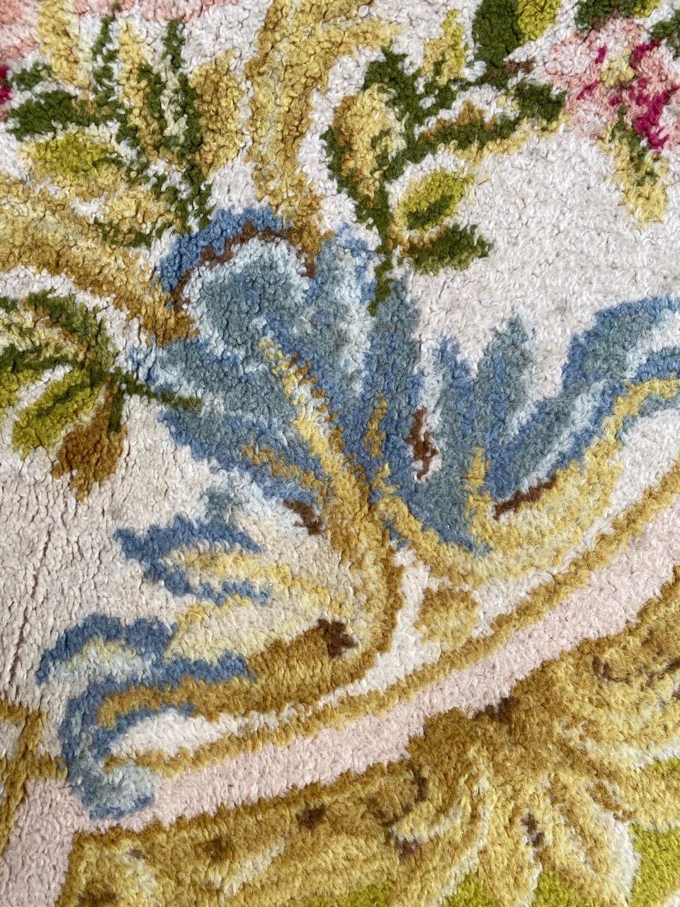 Vintage Savonnerie Style Carpet 4