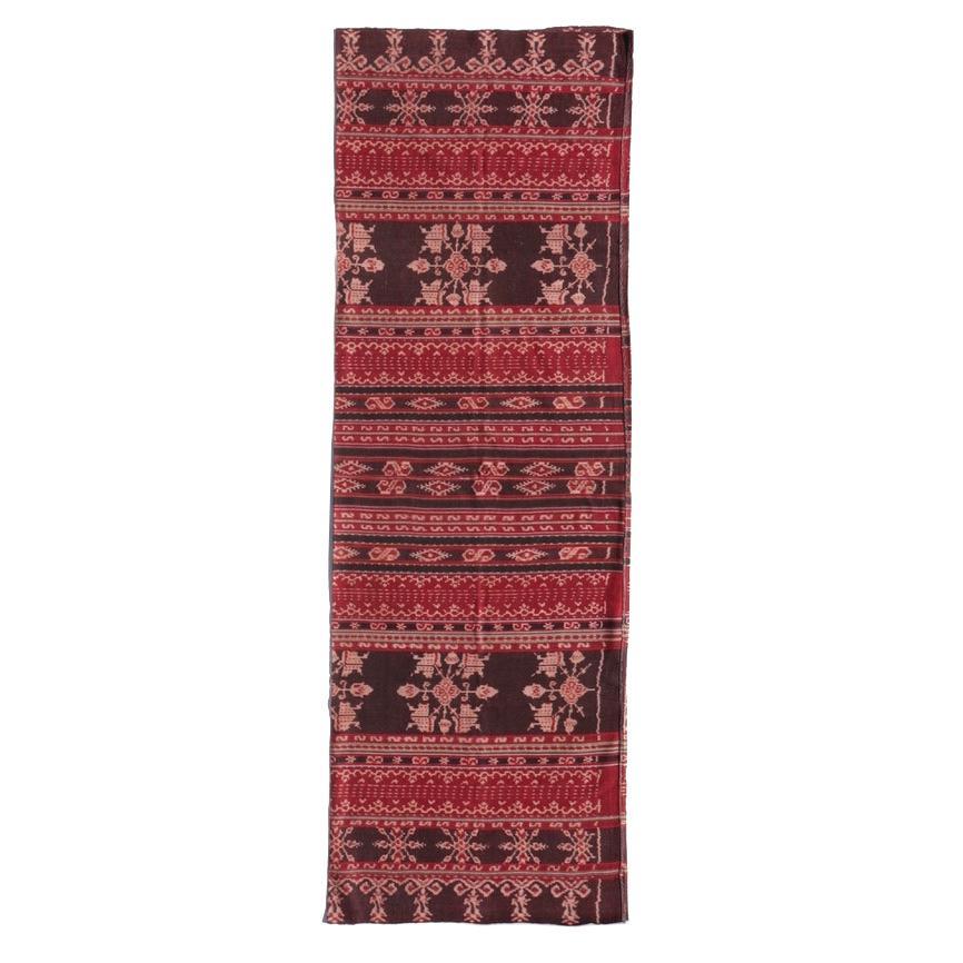 Dyed Vintage Savunese Ikat Sarong (Ei) For Sale