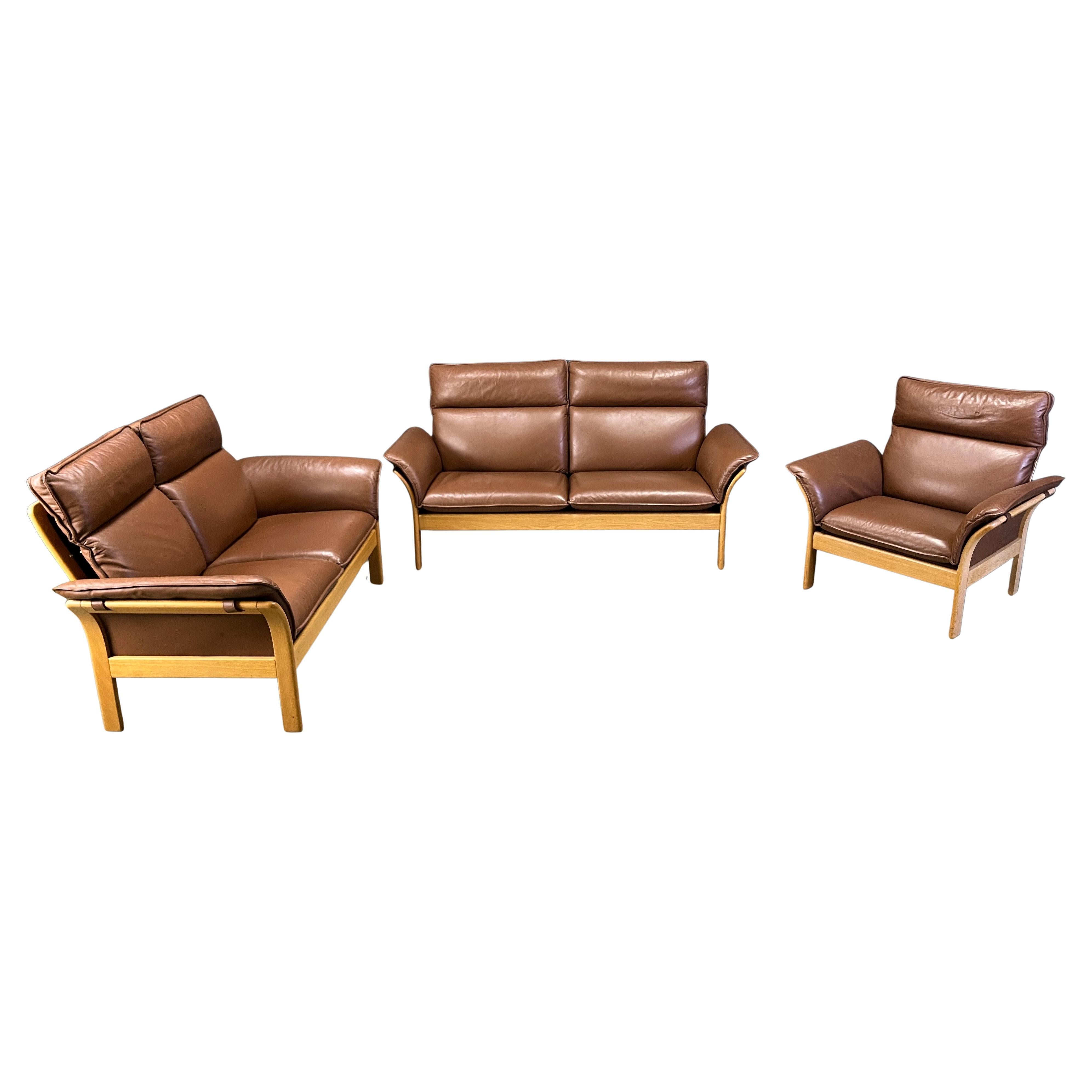Vintage Scala sofa set by Dreipunkt international, 1970s