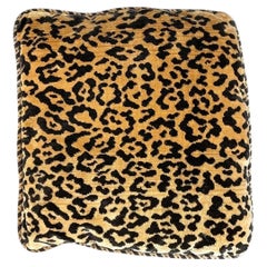 Vintage Scalamandre Leopard Throw Pillow