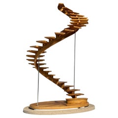 Vintage scale model staircase, 90cm