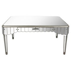 Miroir festonné vintage Vanité ou bureau
