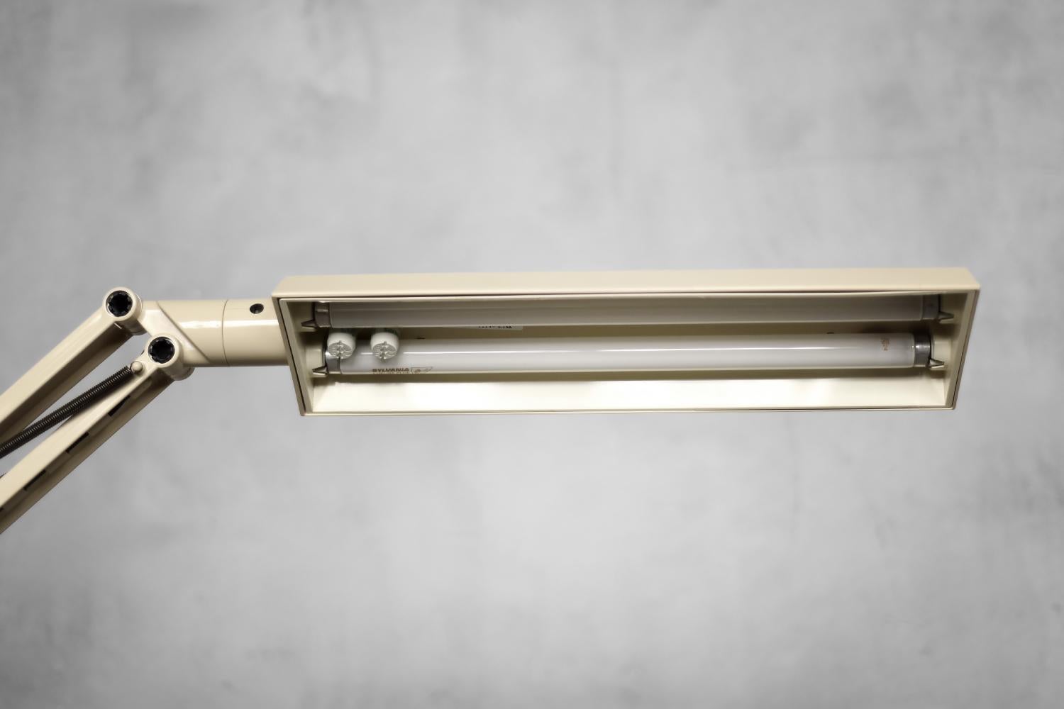 Vintage Scandianavian Beige Plastic Lucifer Table Lamp from  Fagerhults, 1975 in vendita 4