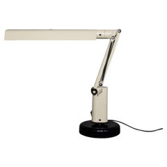 Vintage Scandianavian Beige Plastic Lucifer Table Lamp from  Fagerhults, 1975
