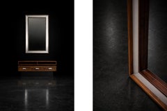 Vintage Scandinavian Ambassador Console with Mirror from Fröseke Nybrofabriken
