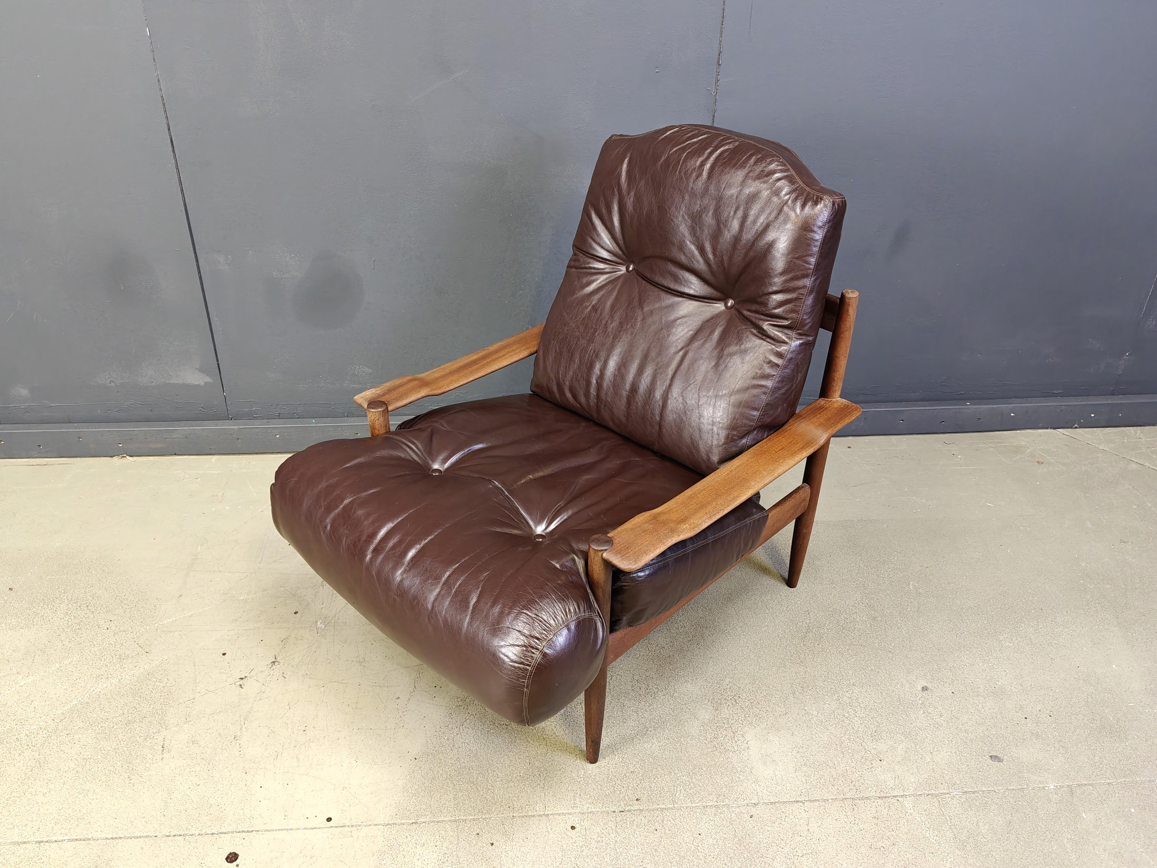 Skandinavischer Vintage-Sessel, 1960er Jahre im Angebot 1