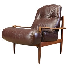 Poltrona scandinava vintage, anni '60