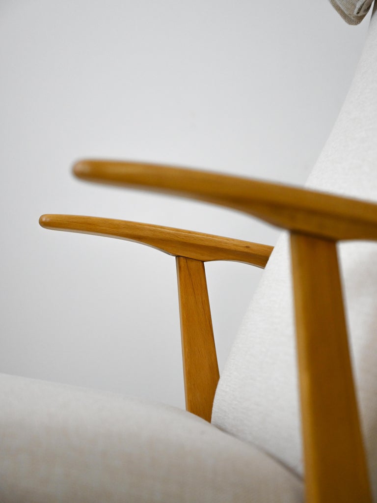 Scandinavian Minimalist Headrests Reference: Vintage Scandinavian Armchair With Headrest For Sale At 1Stdibs