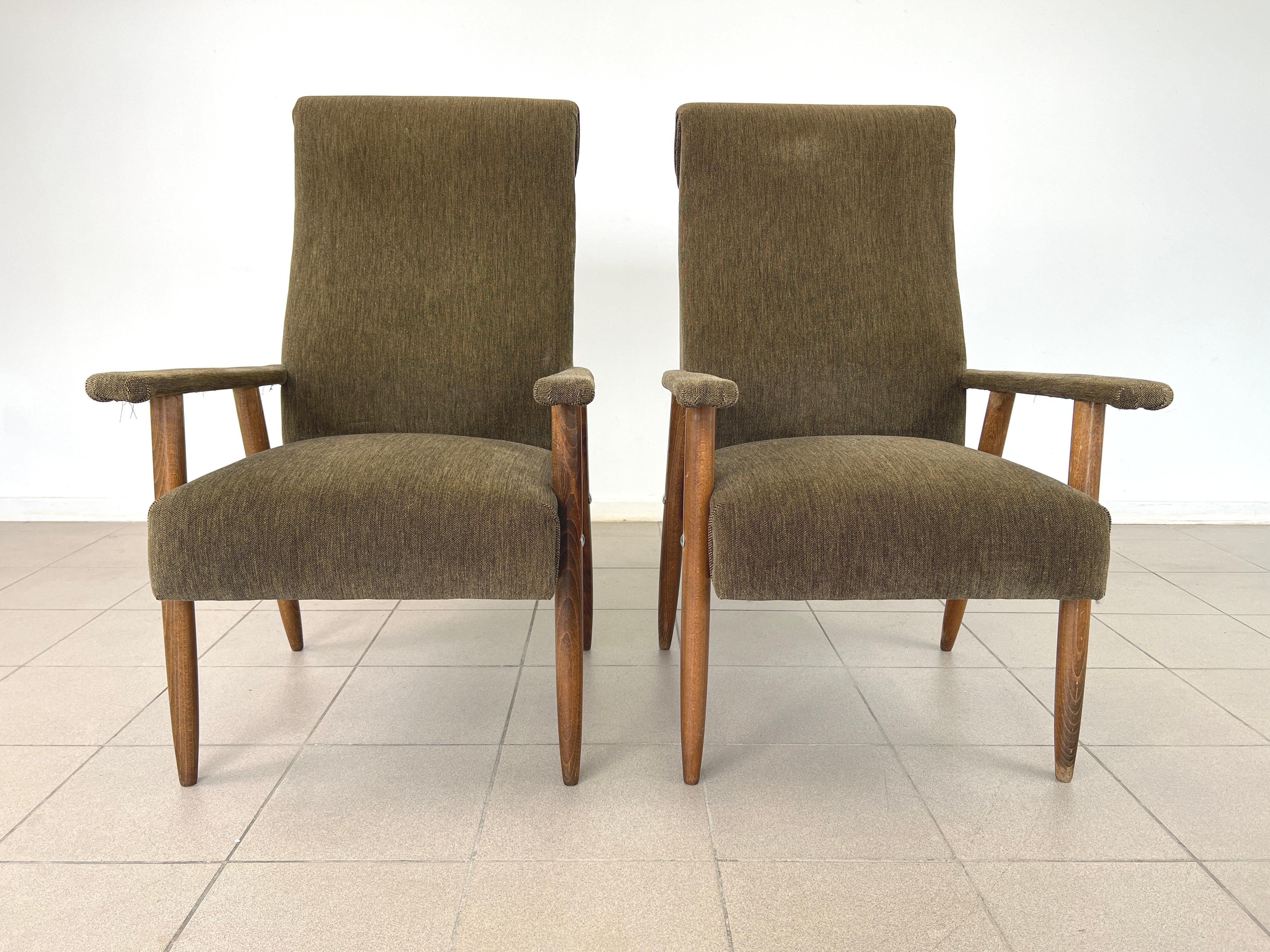 Scandinave moderne Fauteuils scandinaves vintage - une paire en vente