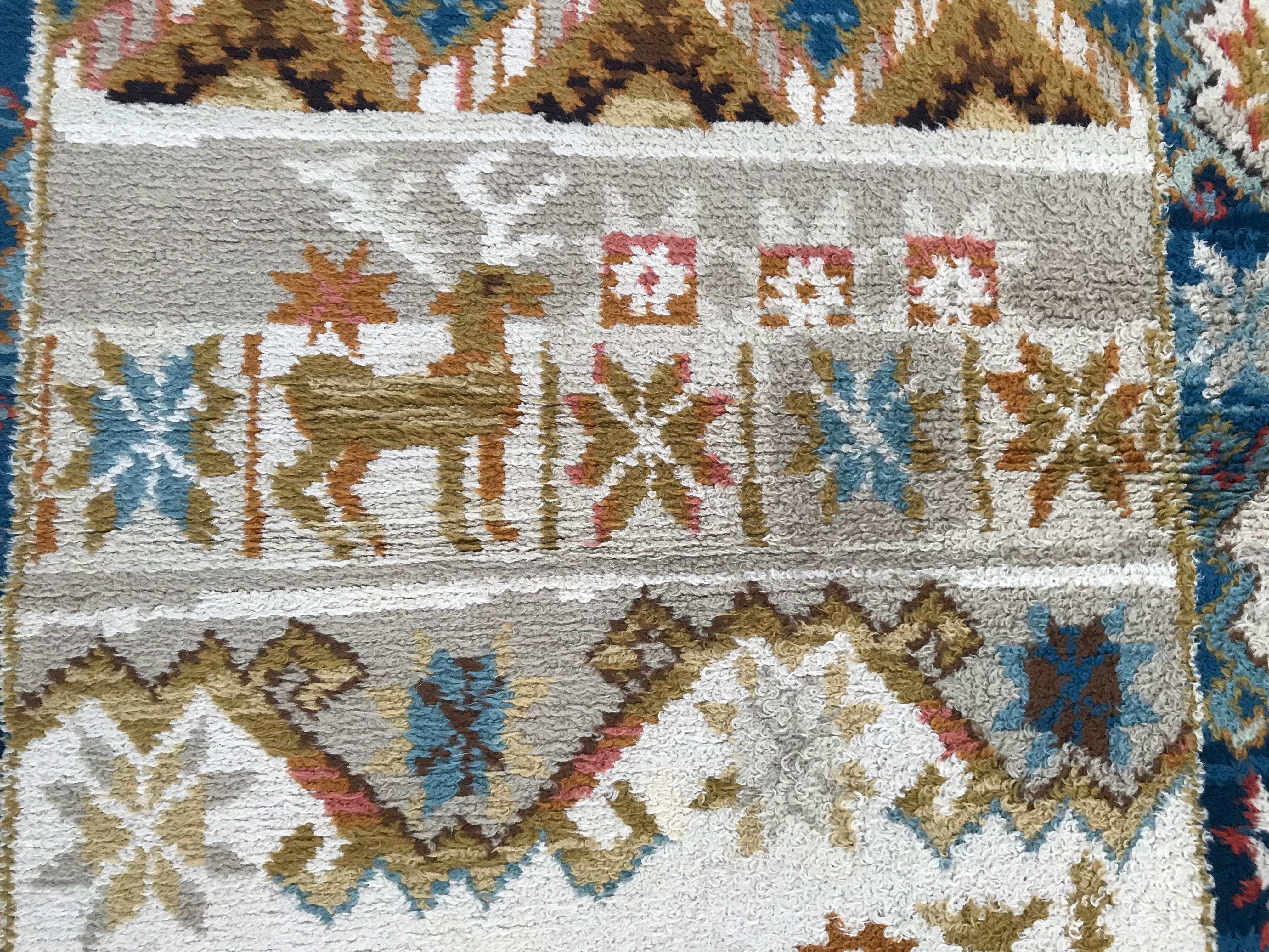 vintage scandinavian rug