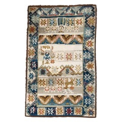 Retro Scandinavian Art Deco Design Rug