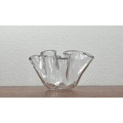 Vintage Scandinavian Art Glass Bowl from Magnor, 1970s