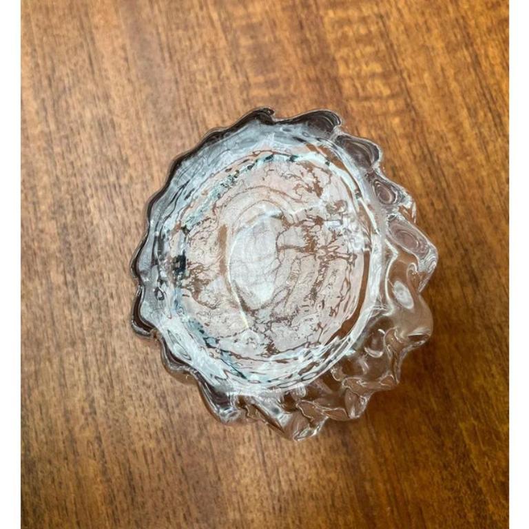 Vaso in vetro d'arte scandinavo d'epoca in vendita 1