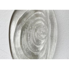 Vintage Scandinavian Art Glass Wall Deco Hanger, 1970s