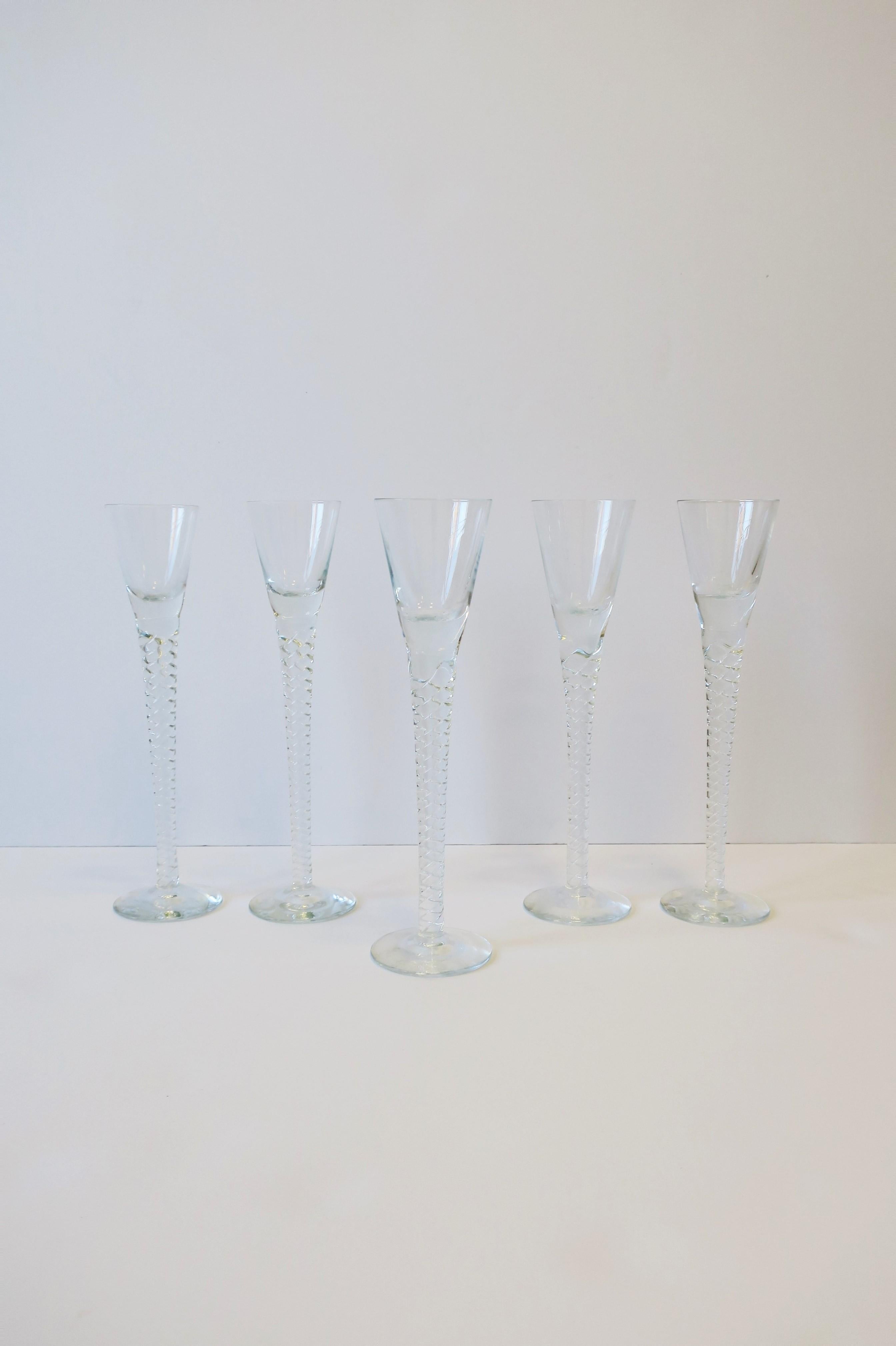 long stem shot glasses