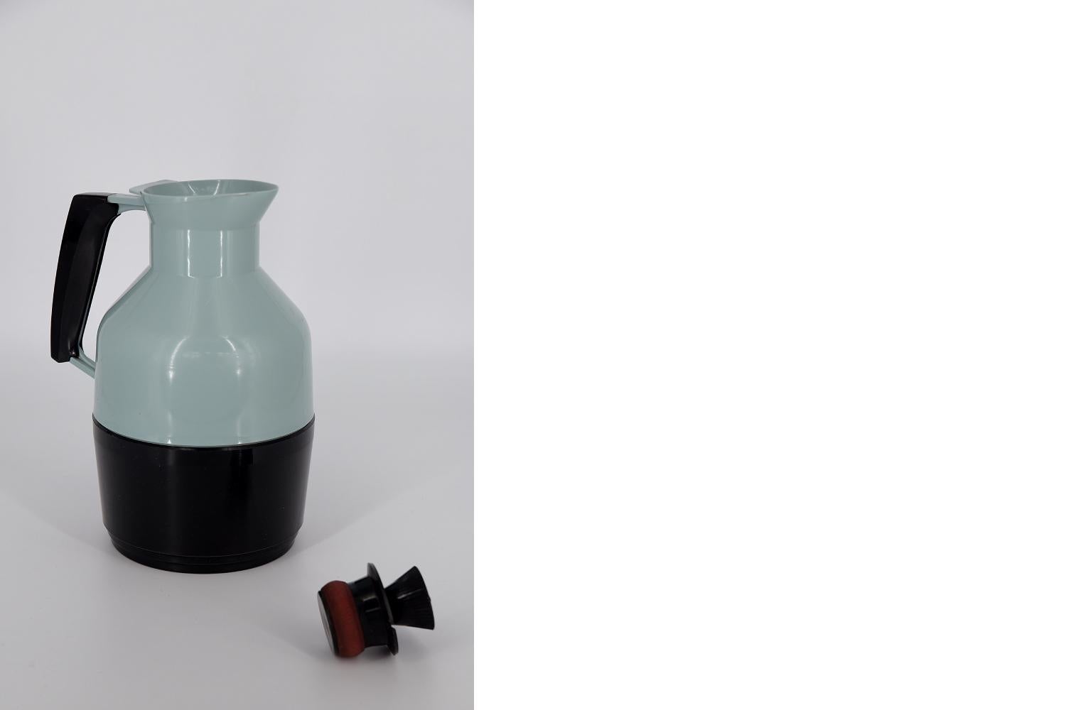 Mid-20th Century Vintage Scandinavian Blue Thermos by G. Rosendahl for Falkenberg, 1960s For Sale