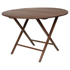 Vintage Scandinavian Campaign Table, early 20th Century