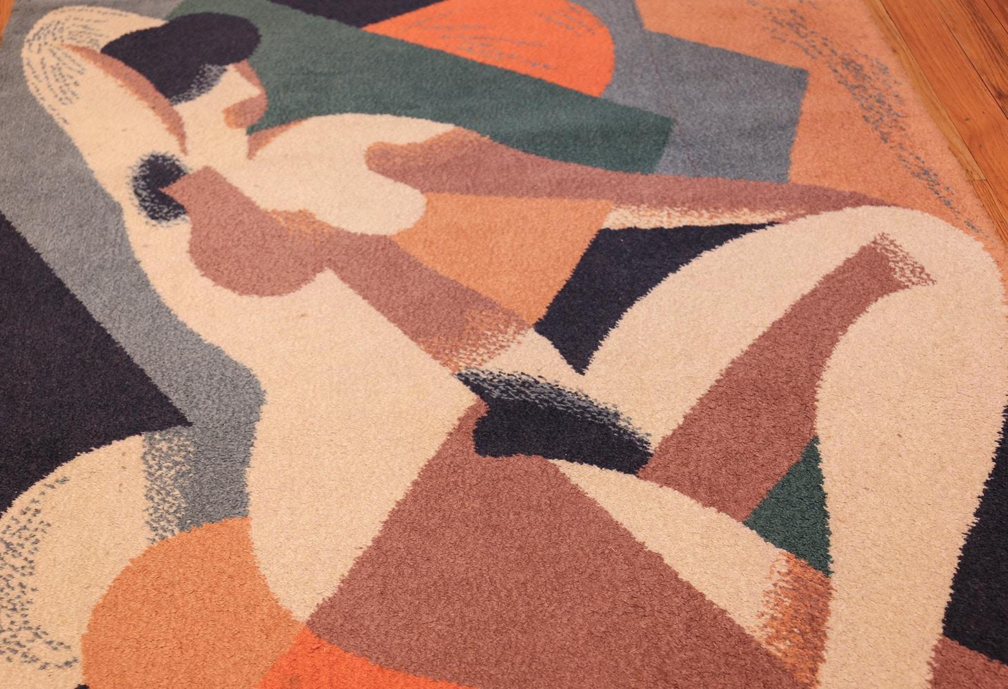 Skandinavischer Vintage-Teppich von Ege nach René Magritte. 4' 7