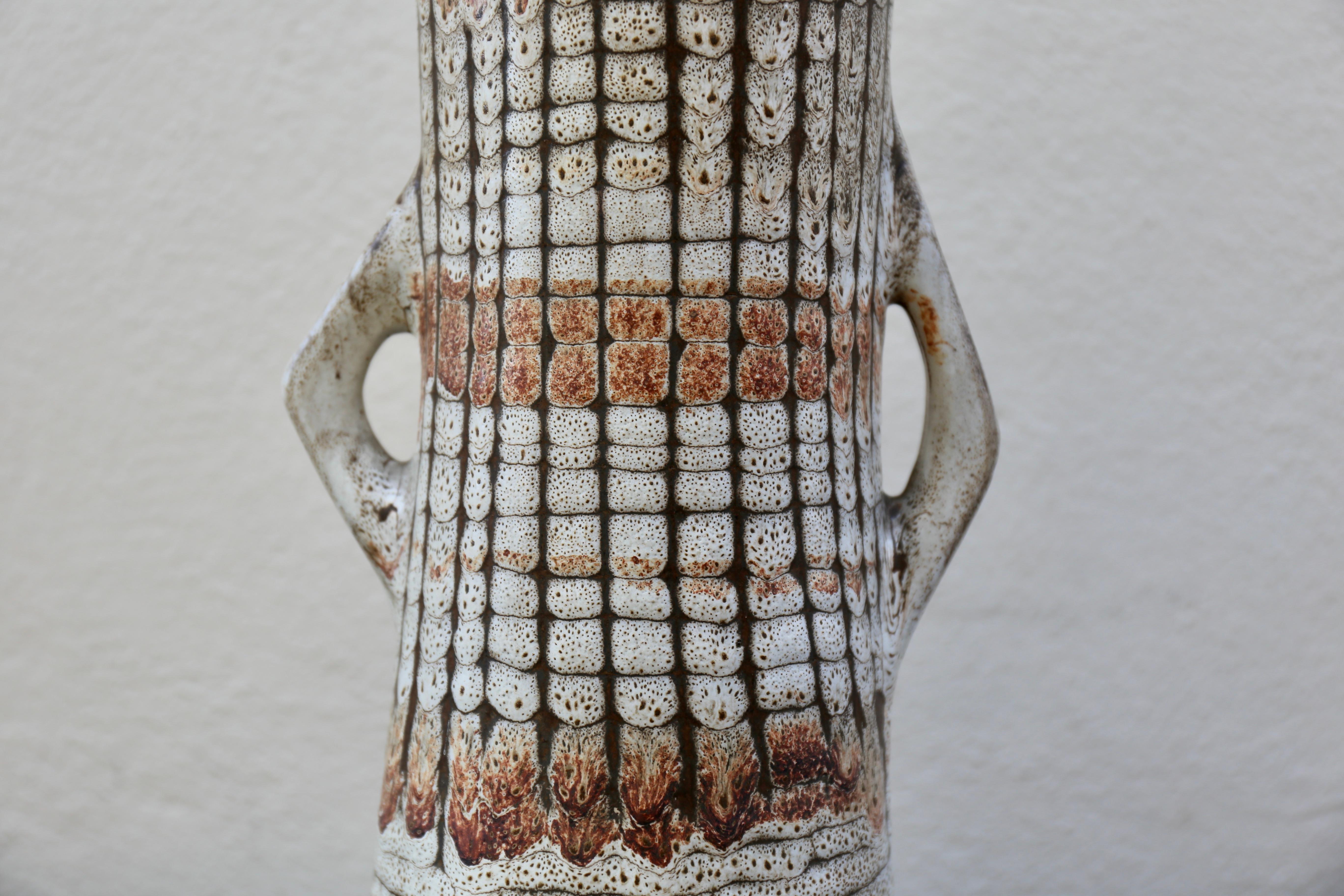 VIntage Scandinavian Ceramic Pottery Vase  For Sale 8