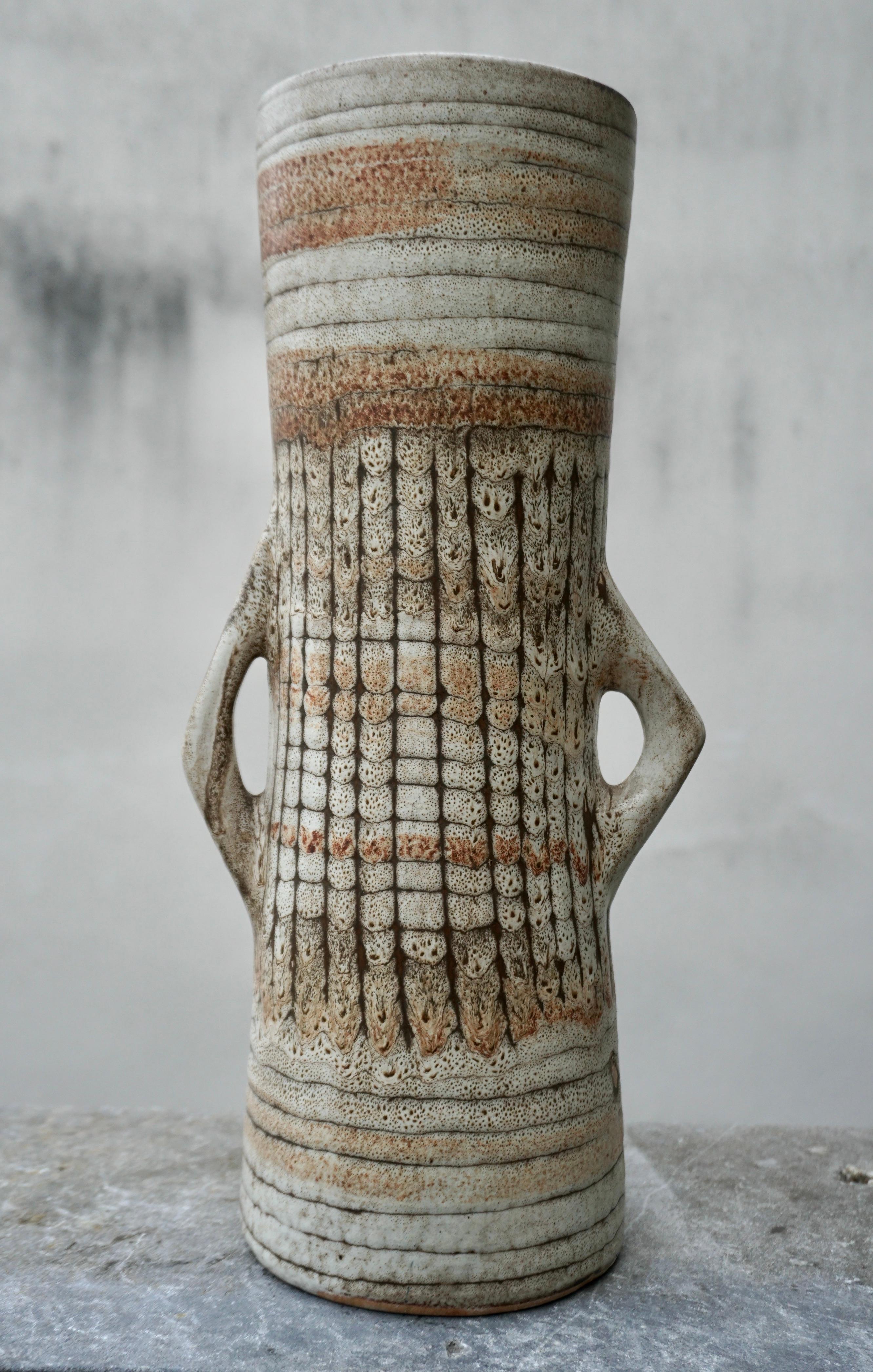 VIntage Scandinavian Ceramic Pottery Vase  For Sale 3