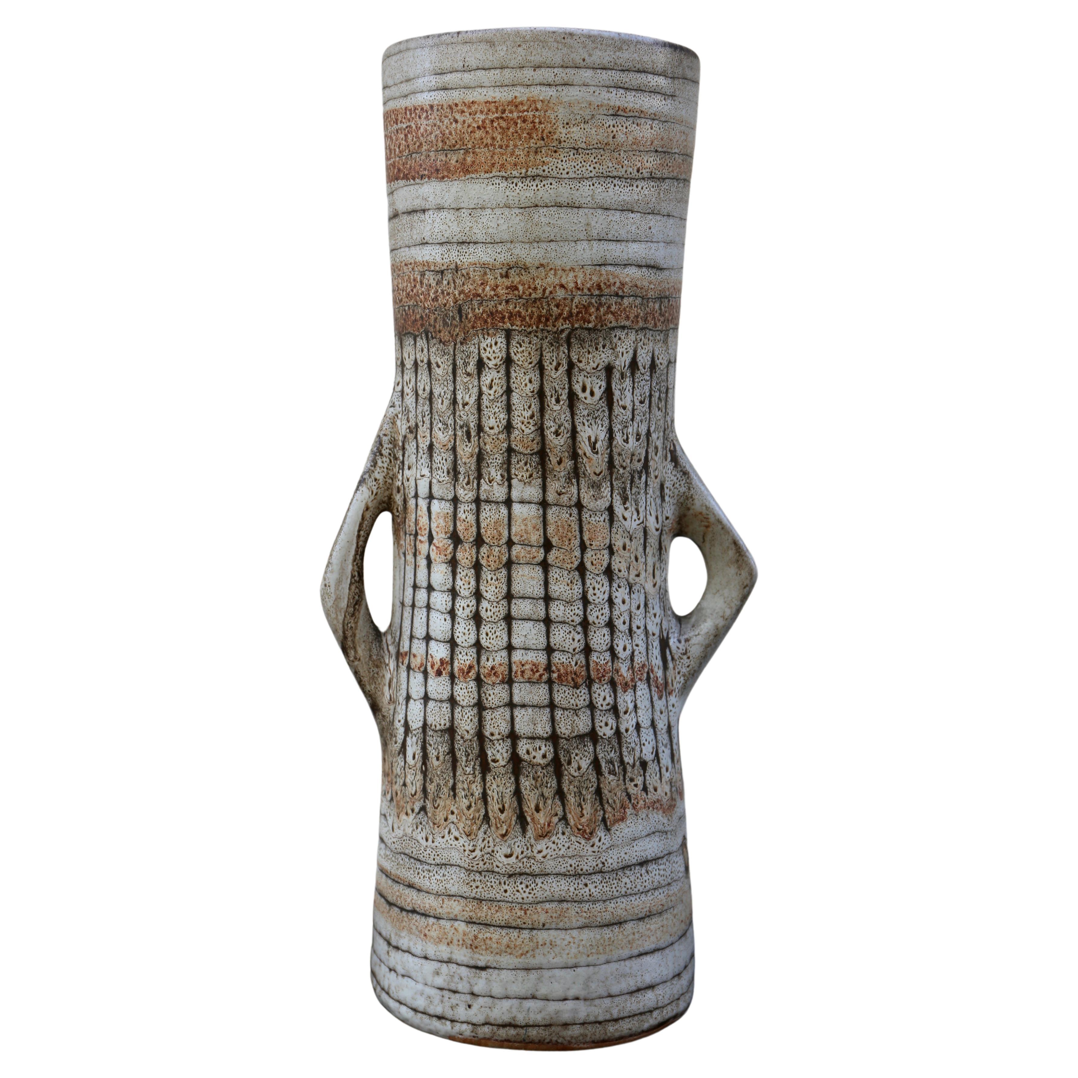 VIntage Scandinavian Ceramic Pottery Vase  For Sale