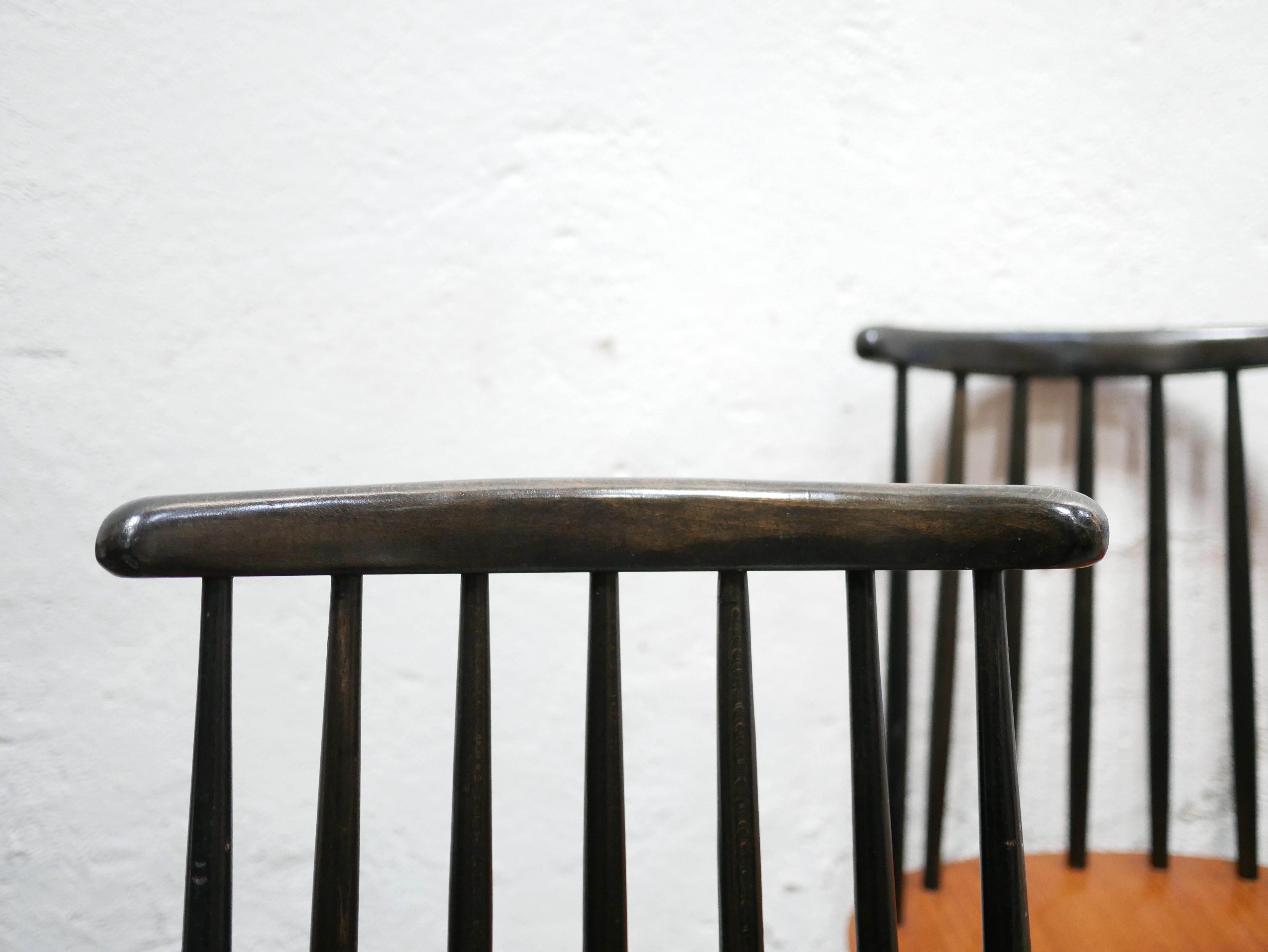 Vintage Scandinavian chair by I.Tapiovaara model Fanett 9