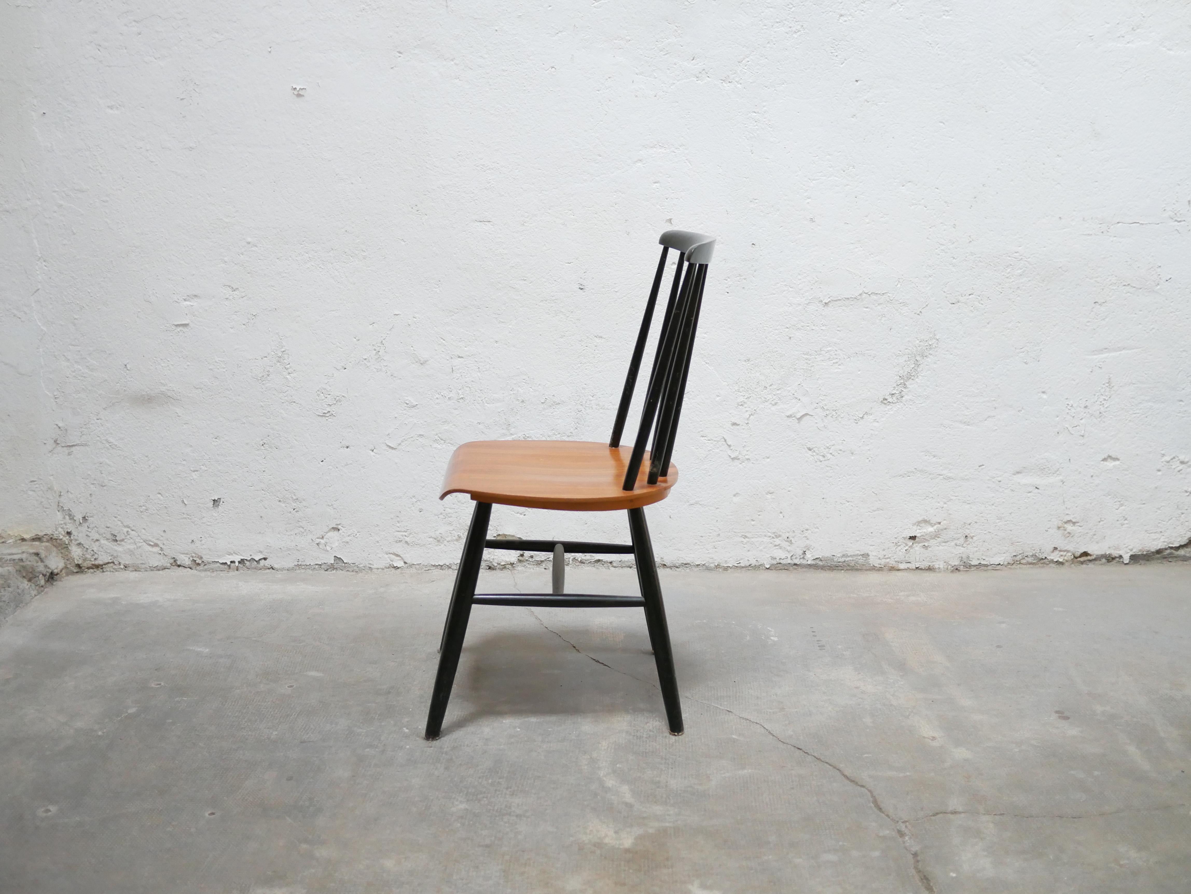Vintage Scandinavian chair by I.Tapiovaara model Fanett For Sale 13