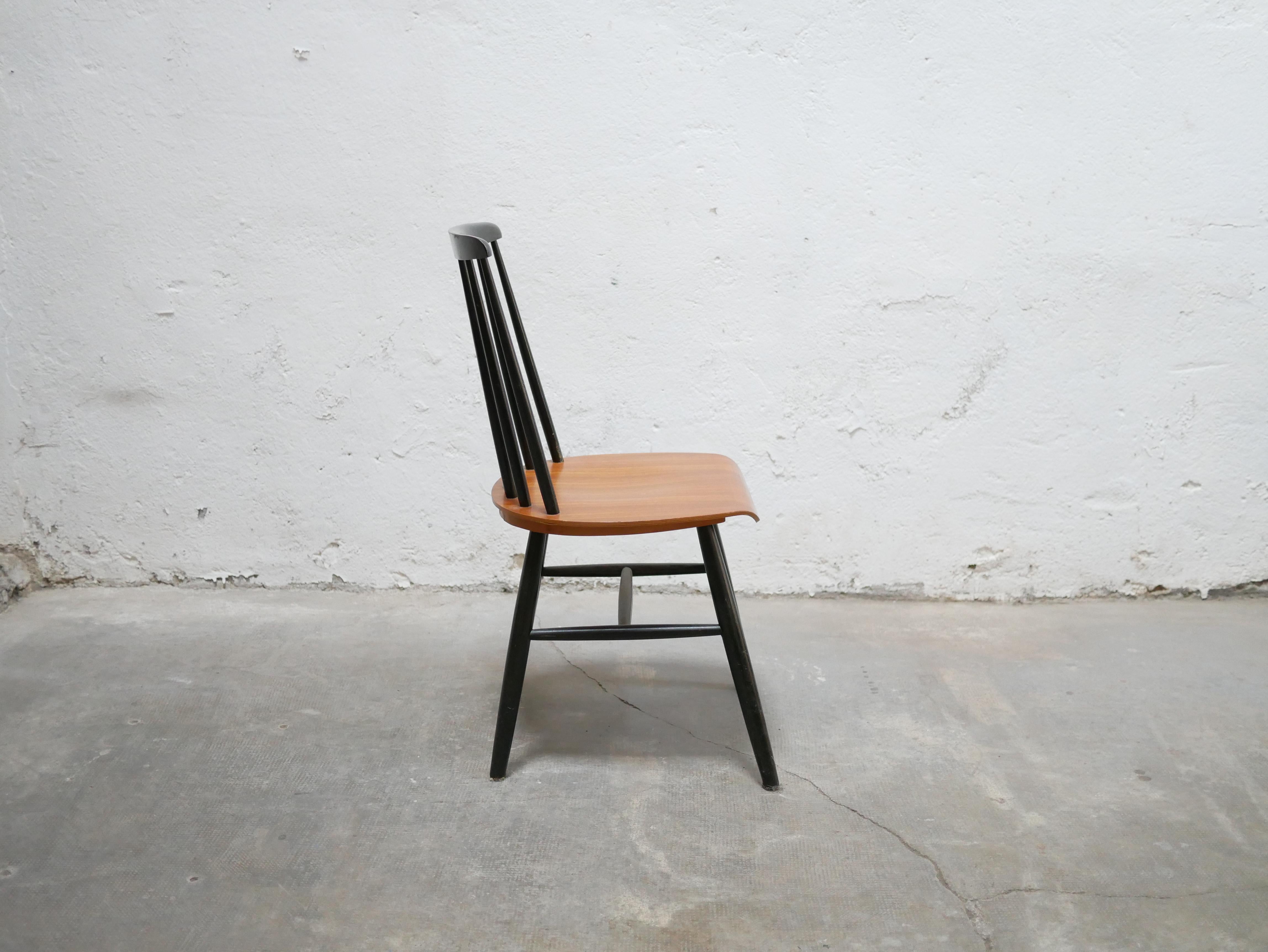 Finnish Vintage Scandinavian chair by I.Tapiovaara model Fanett For Sale