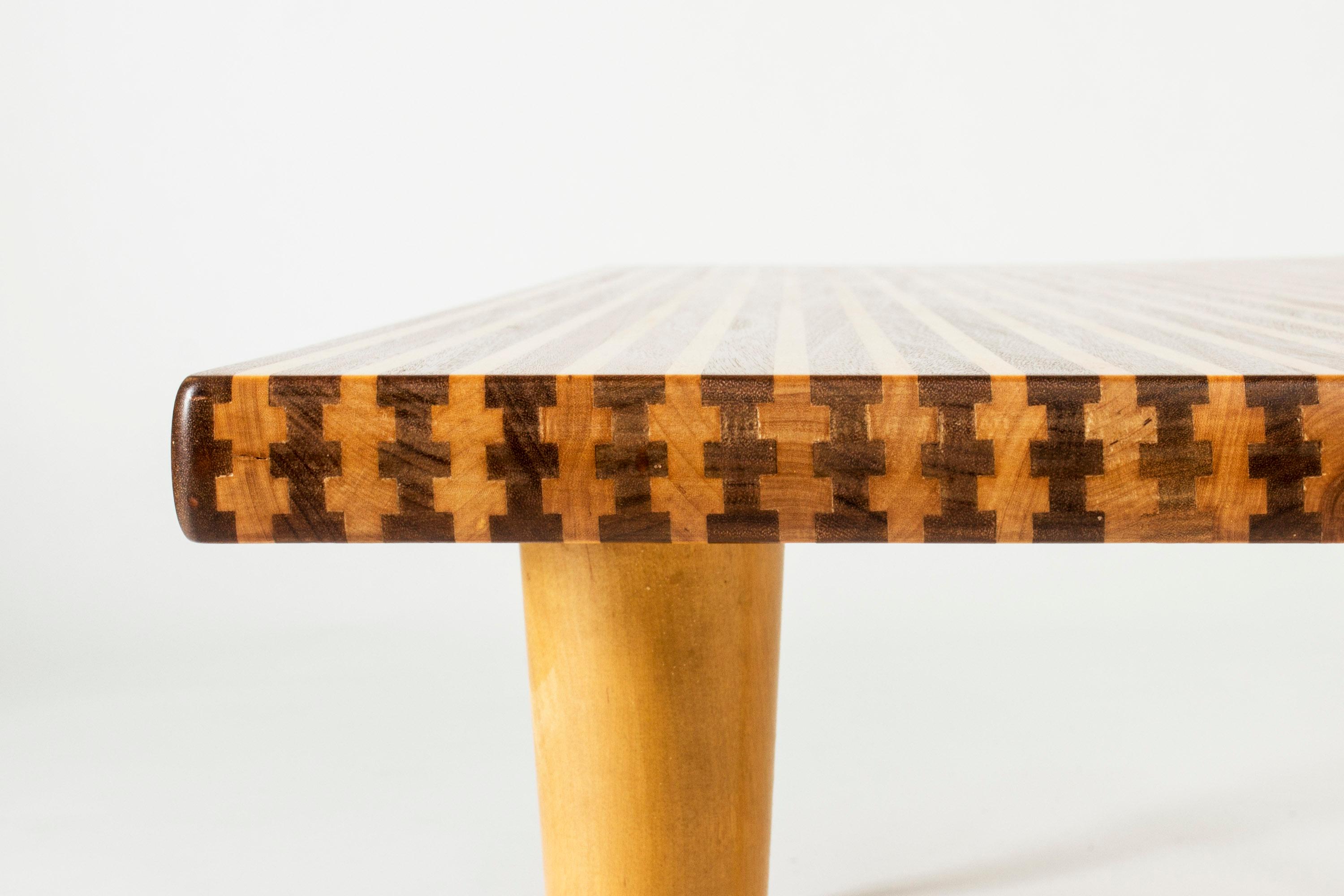 Vintage Scandinavian Coffee Table, Yngvar Sandström, Nordiska Kompaniet, 1950s For Sale 1