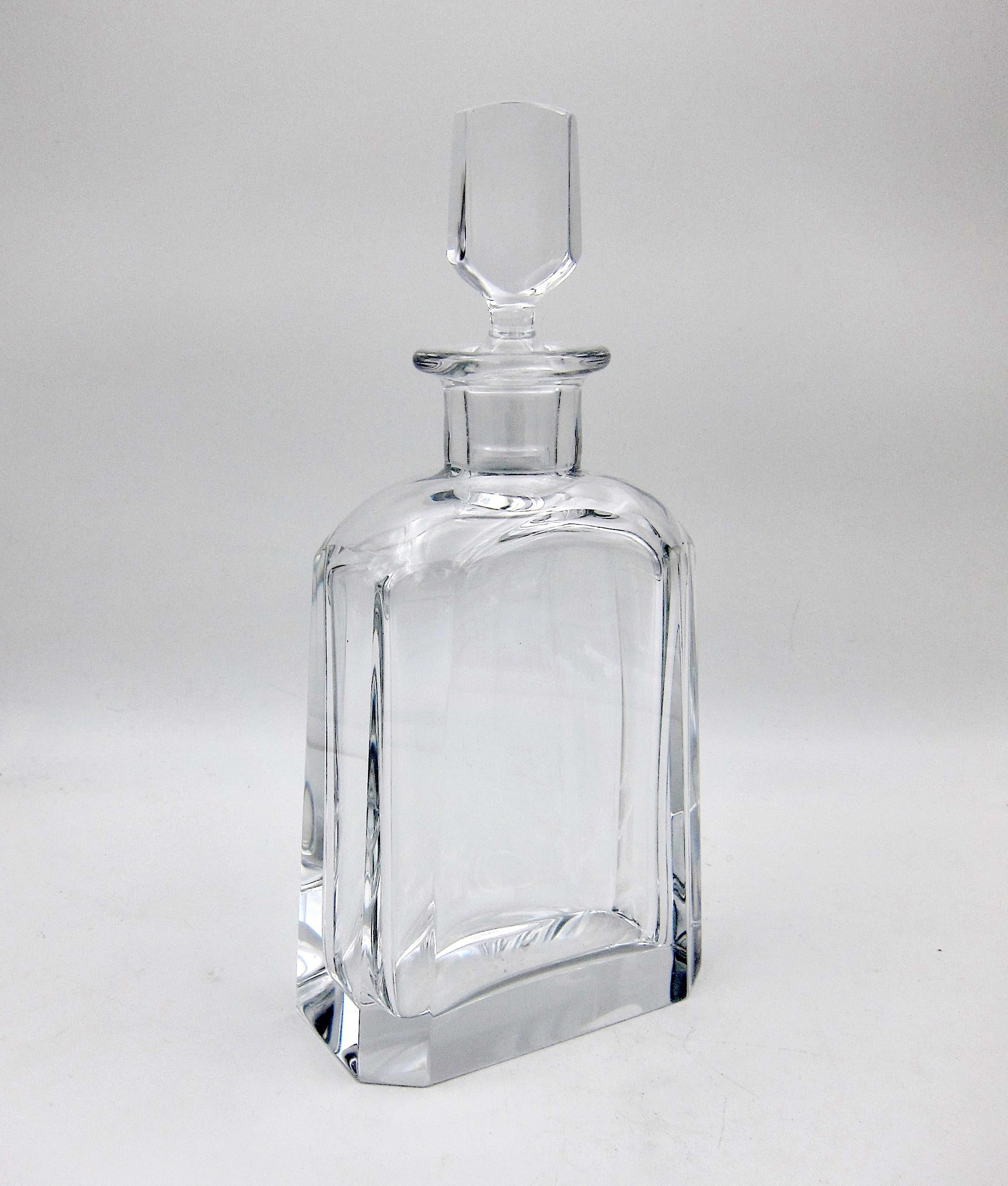 vintage orrefors crystal decanter