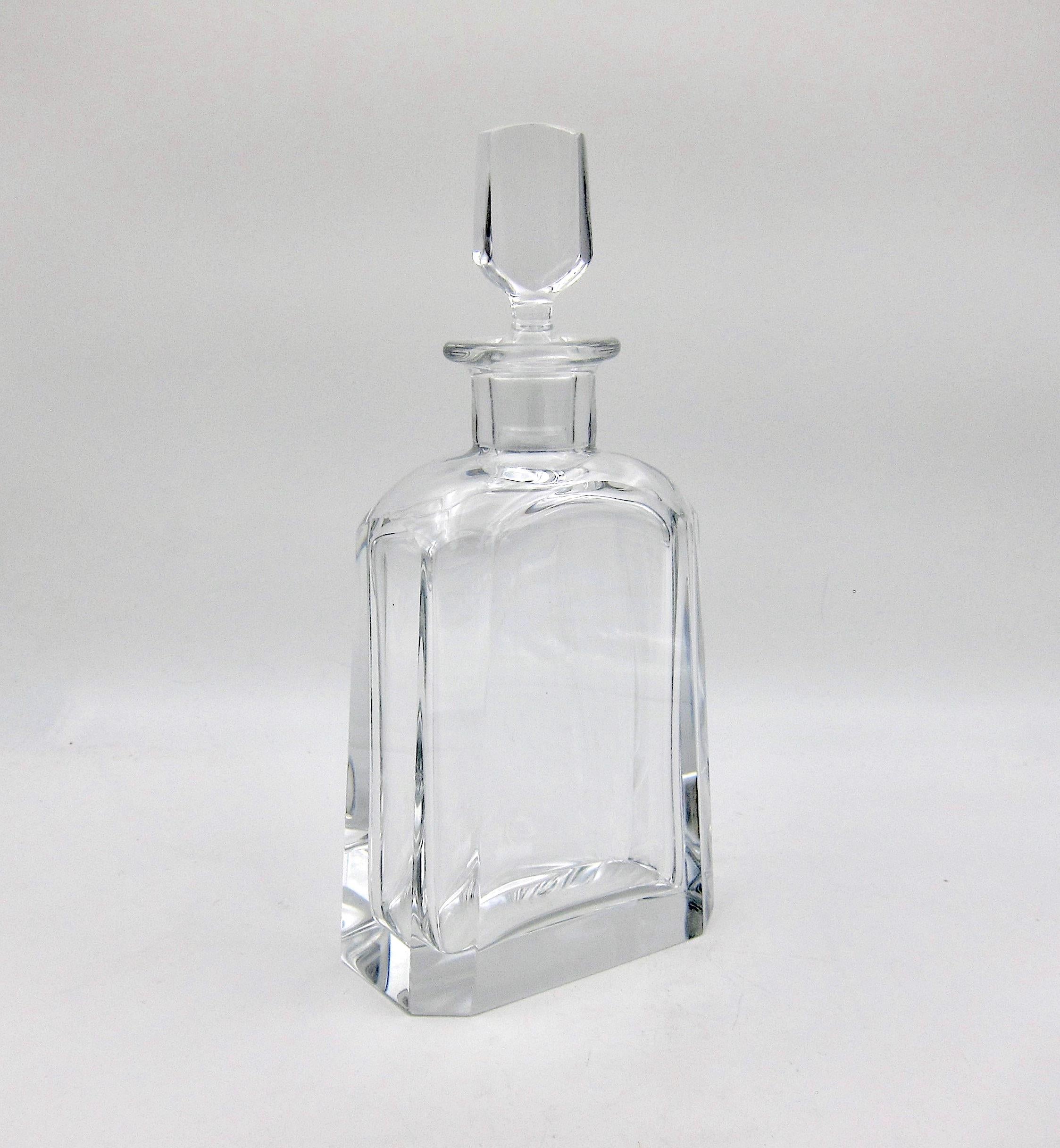 Mid-Century Modern Vintage Scandinavian Crystal Decanter by Sven Palmqvist for Orrefors