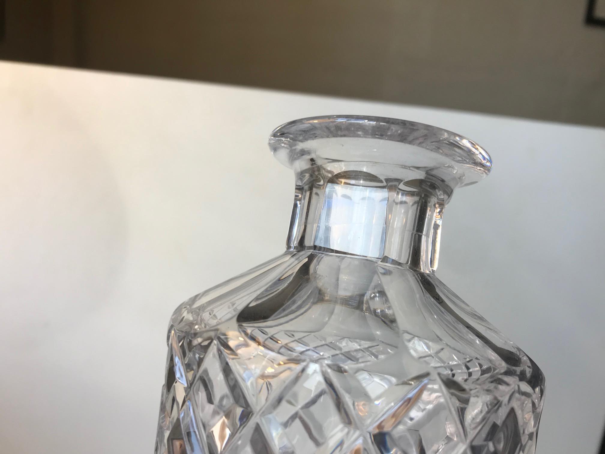 vintage lead crystal decanter