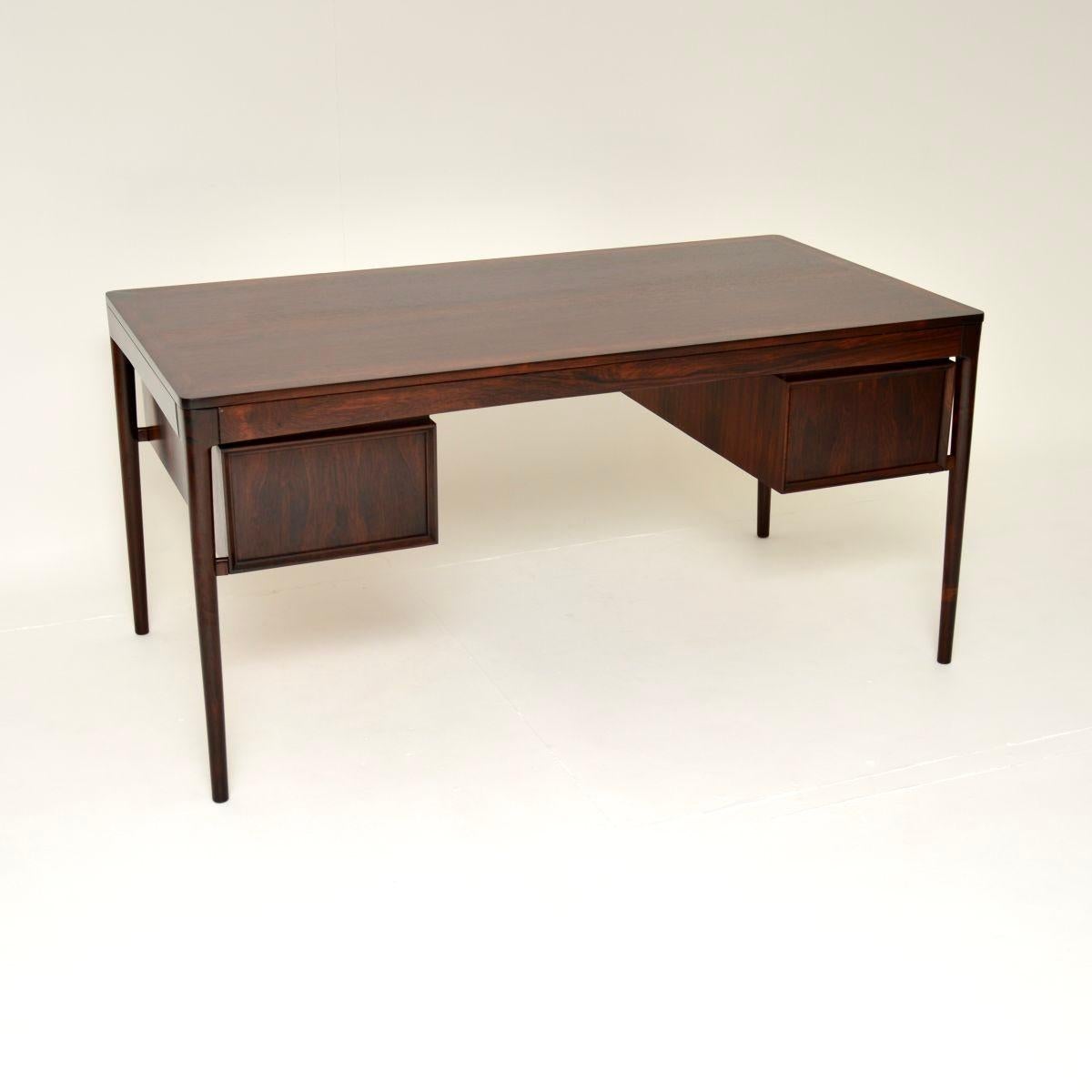 Vintage Scandinavian Desk by Torbjorn Afdal In Good Condition For Sale In London, GB