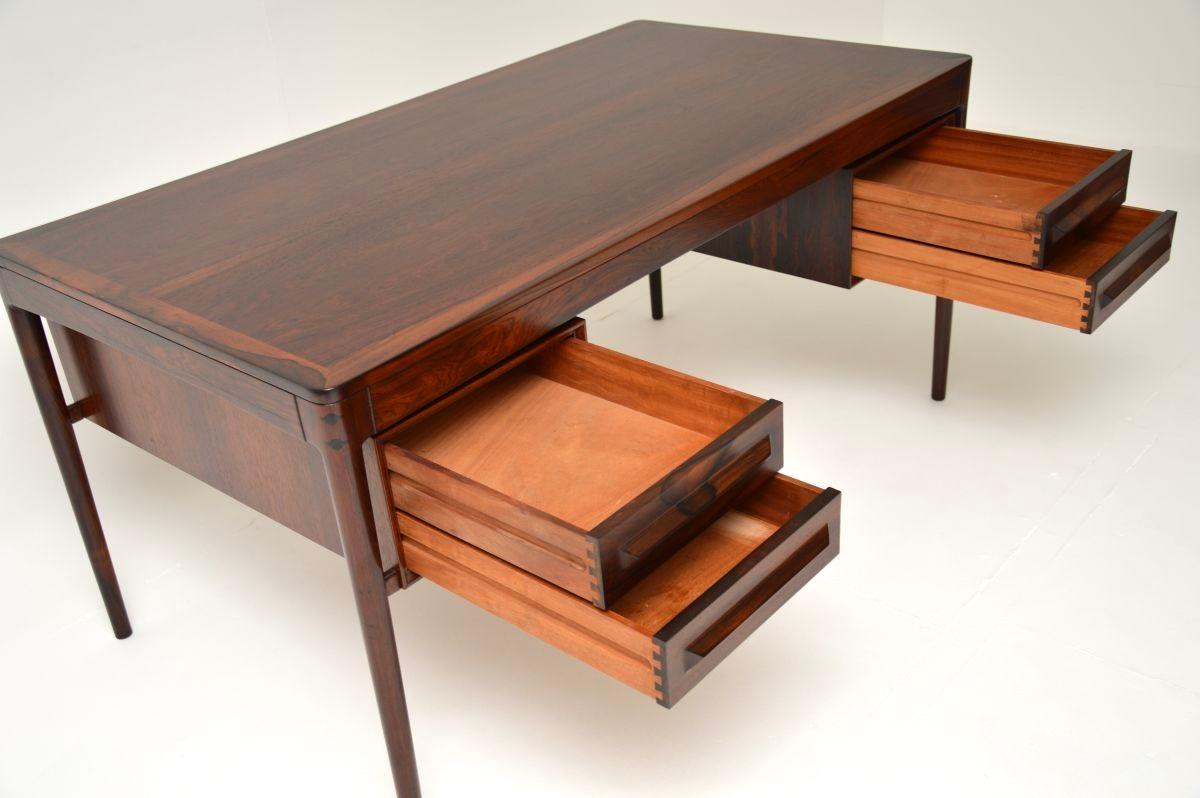 Wood Vintage Scandinavian Desk by Torbjorn Afdal For Sale