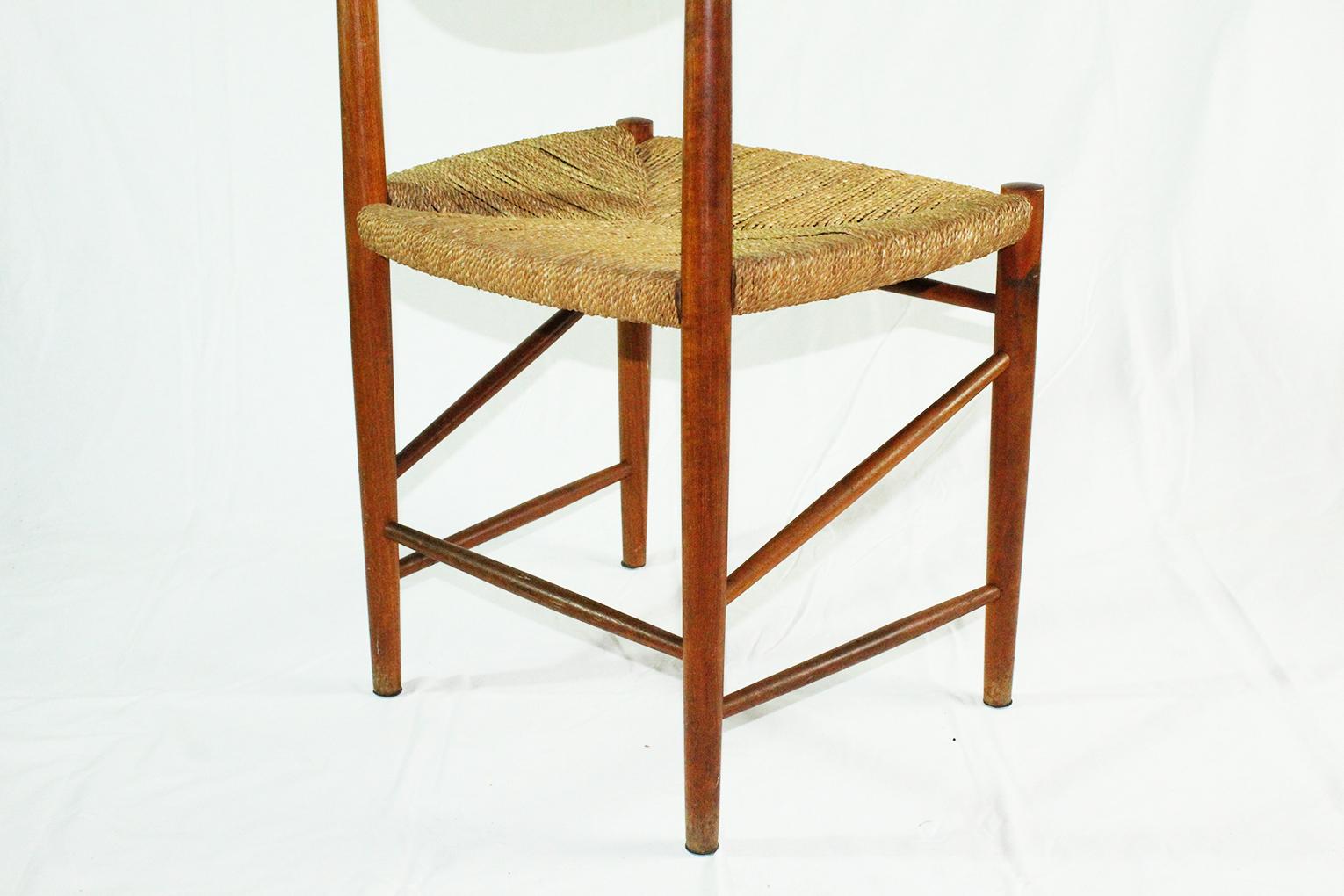 Vintage Scandinavian Dining Chair Teak Design by Peter Hvidt and Orla Mølgaard 2