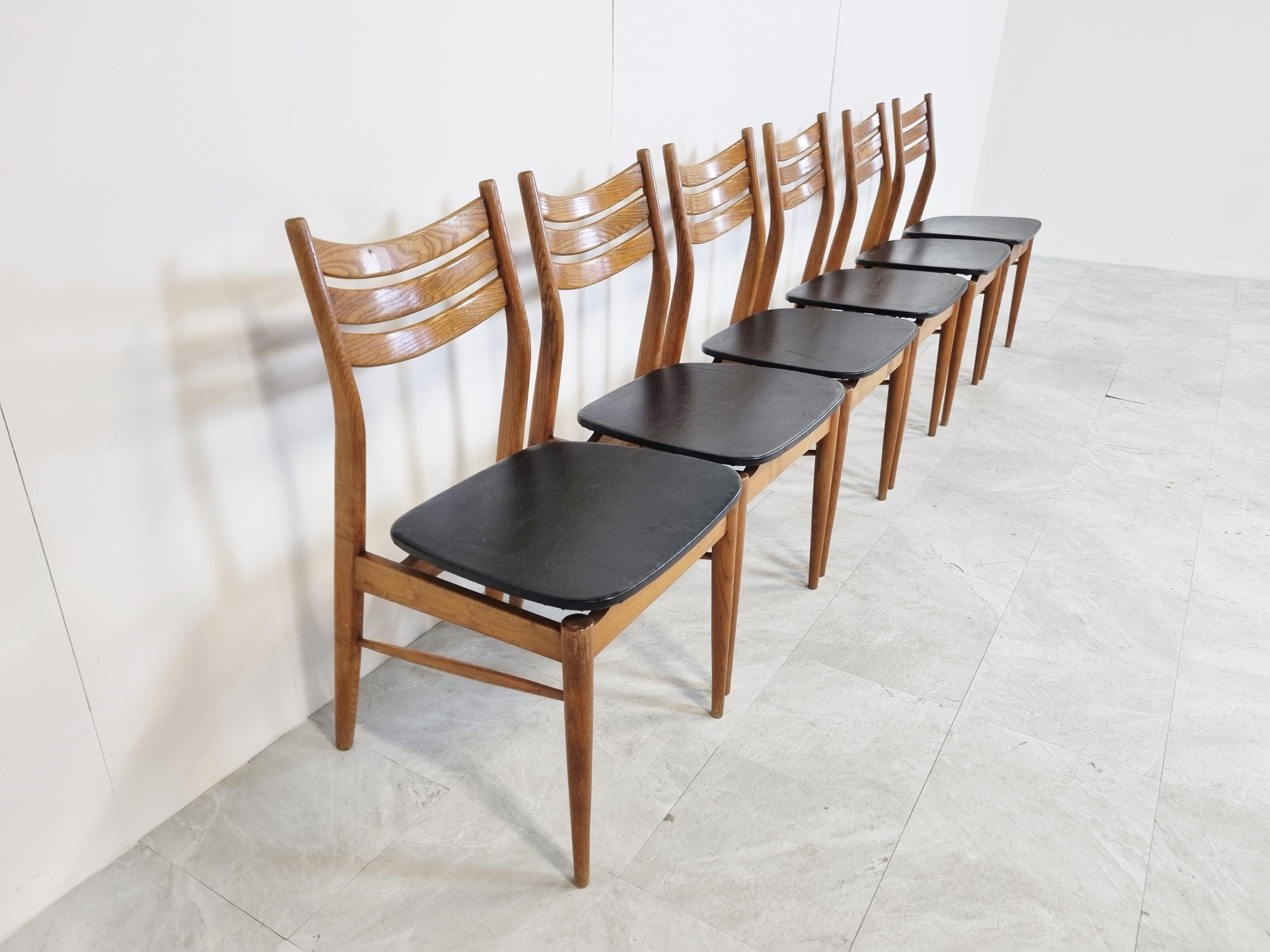 Mid-20th Century Vintage Scandinavian Dining Chairs 1960s