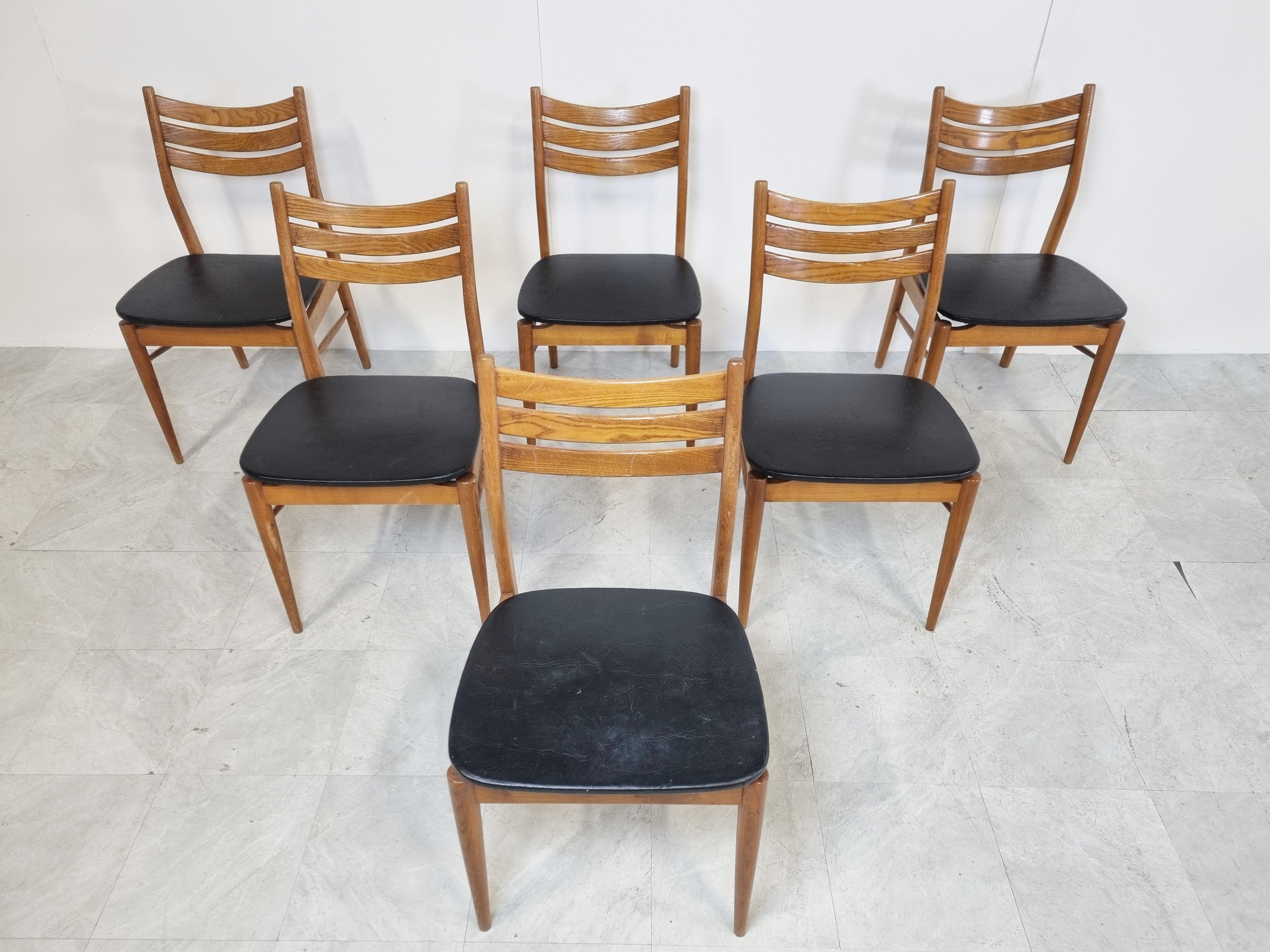 Vintage Scandinavian Dining Chairs 1960s 1